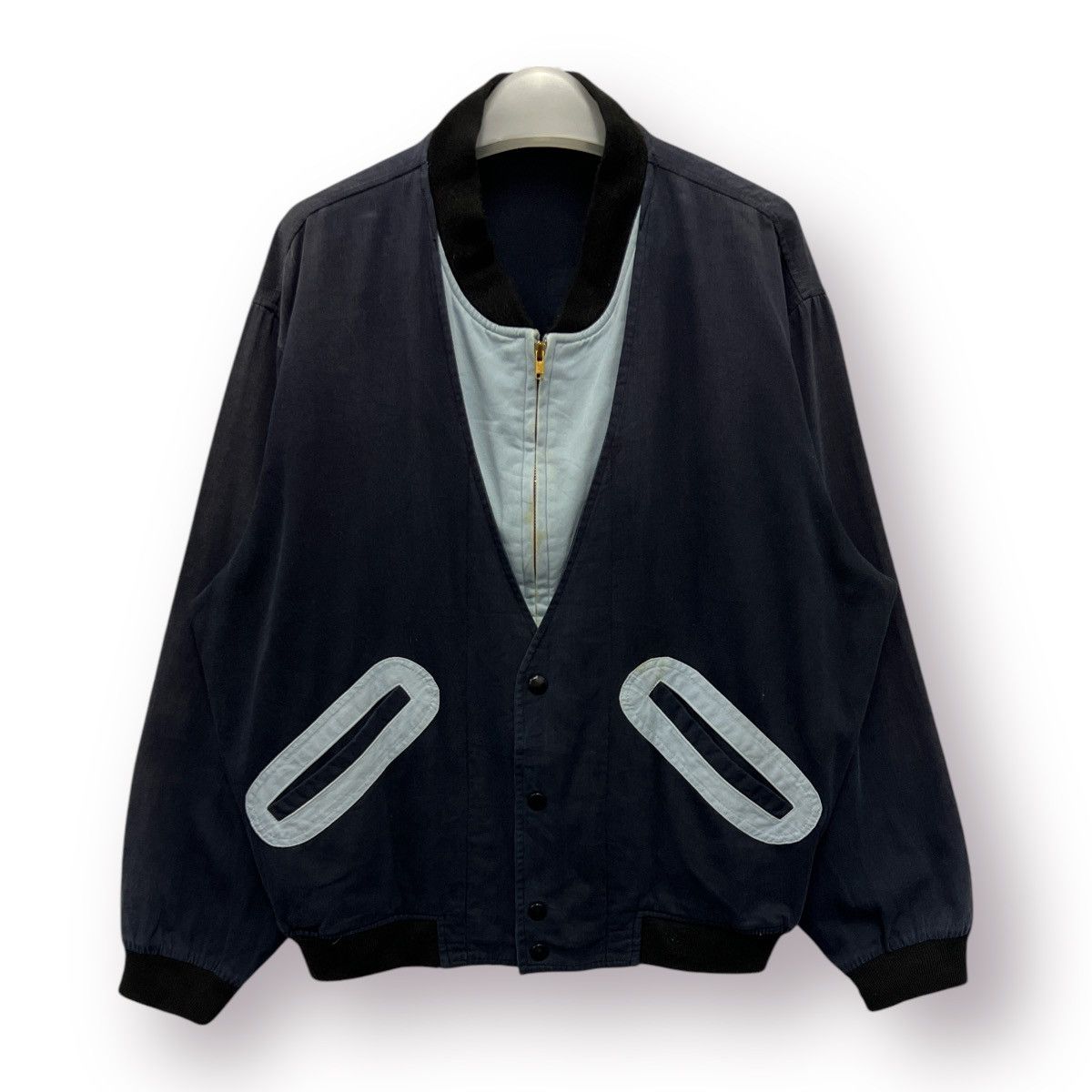 Japanese Brand 🔥 Japanese Custom Faded Best Member Bomber Jacket Size US M / EU 48-50 / 2 - 2 Thumbnail