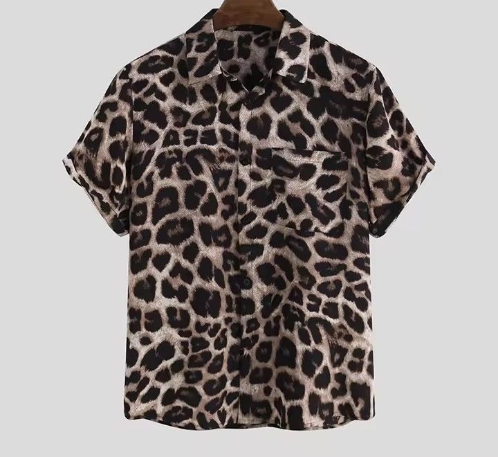 Vintage Leapord Printed Cool Shirt Size US M / EU 48-50 / 2 - 2 Thumbnail