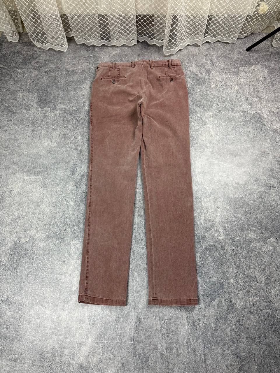 Suitsupply Suitsupply Men’s Pants Cotton Burgundy SIze Eu48 Size US 32 / EU 48 - 2 Thumbnail