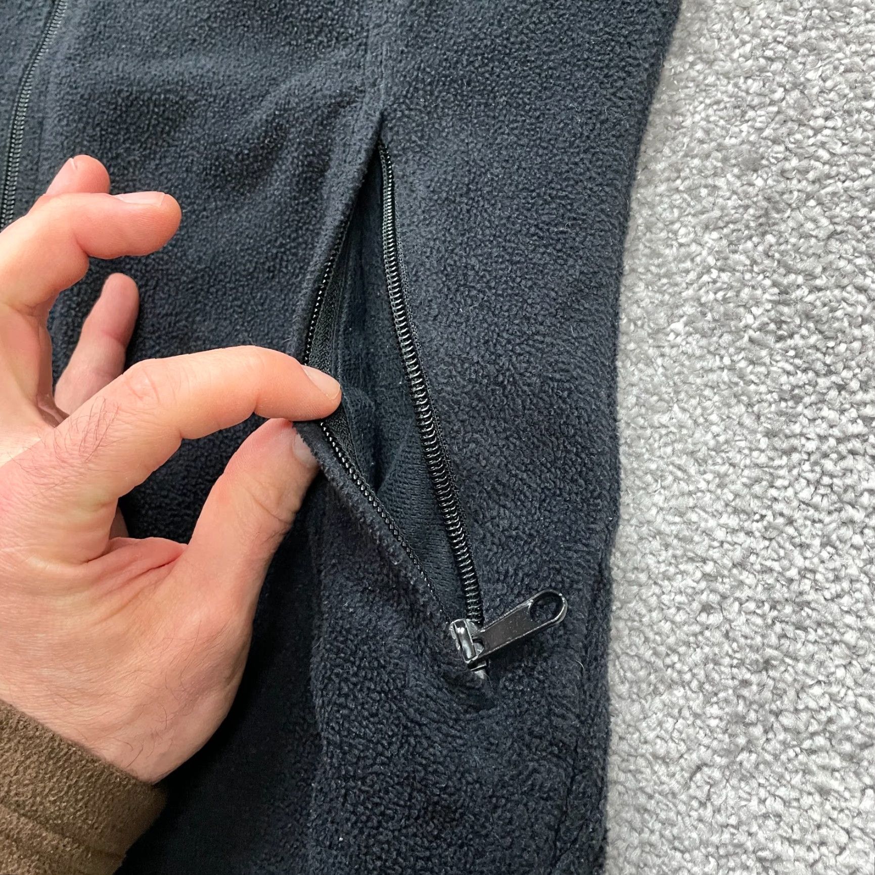 Vintage Columbia Jacket Womens XS Black Omni Heat Full Zip Pockets Fleece Outdoor Hiking Size XS / US 0-2 / IT 36-38 - 6 Thumbnail