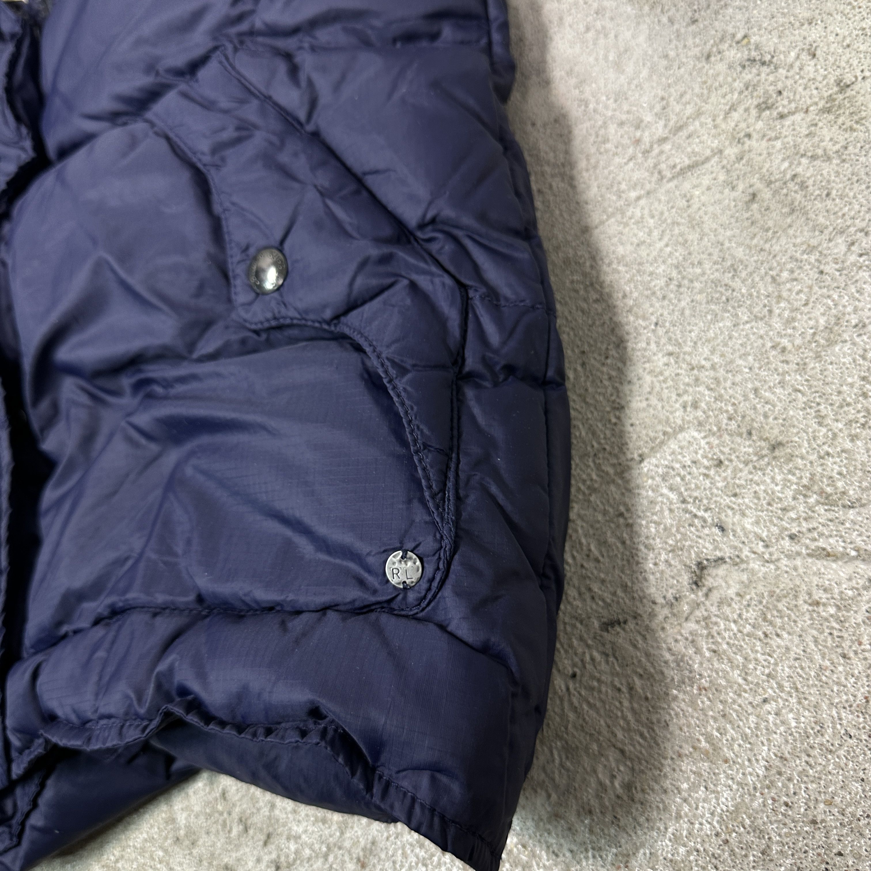 Ralph Lauren Vintage Denim Ralph Lauren Puffer Faux Fur Vest Y2K Size S / US 4 / IT 40 - 4 Thumbnail