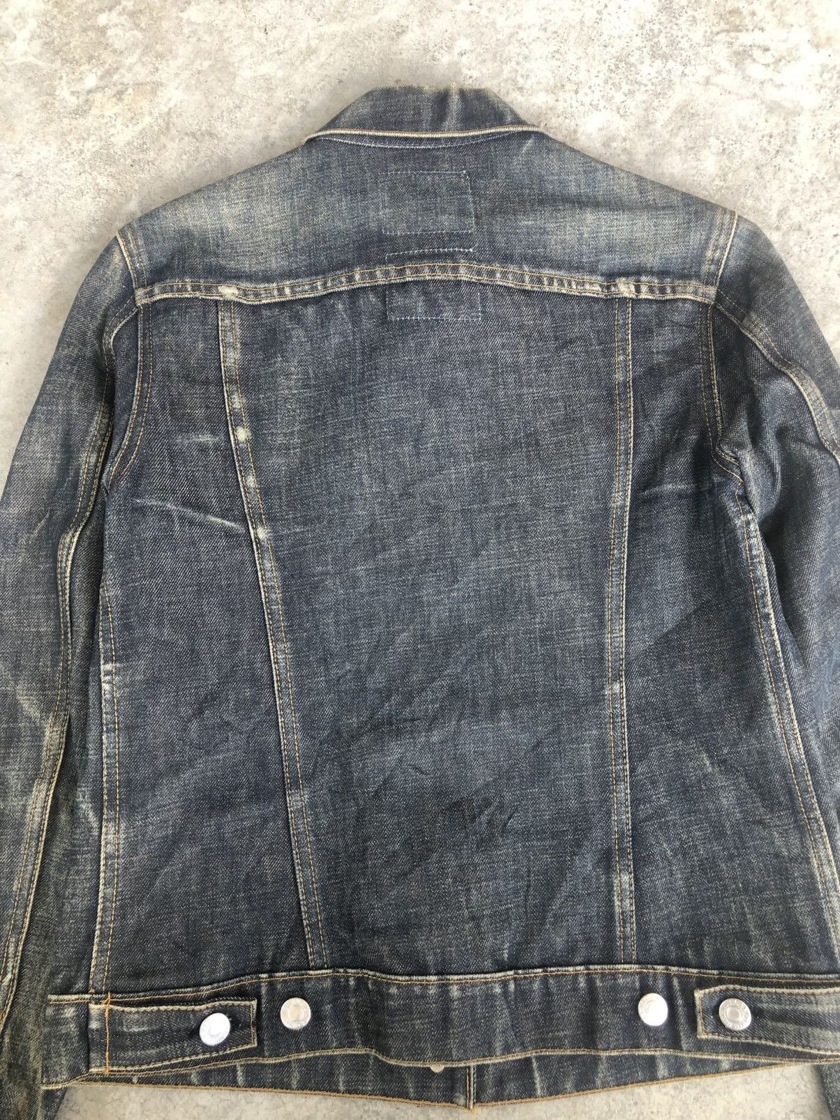 Lil Yachty Helmut Lang Denim Jacket Distressed Size US XS / EU 42 / 0 - 11 Thumbnail