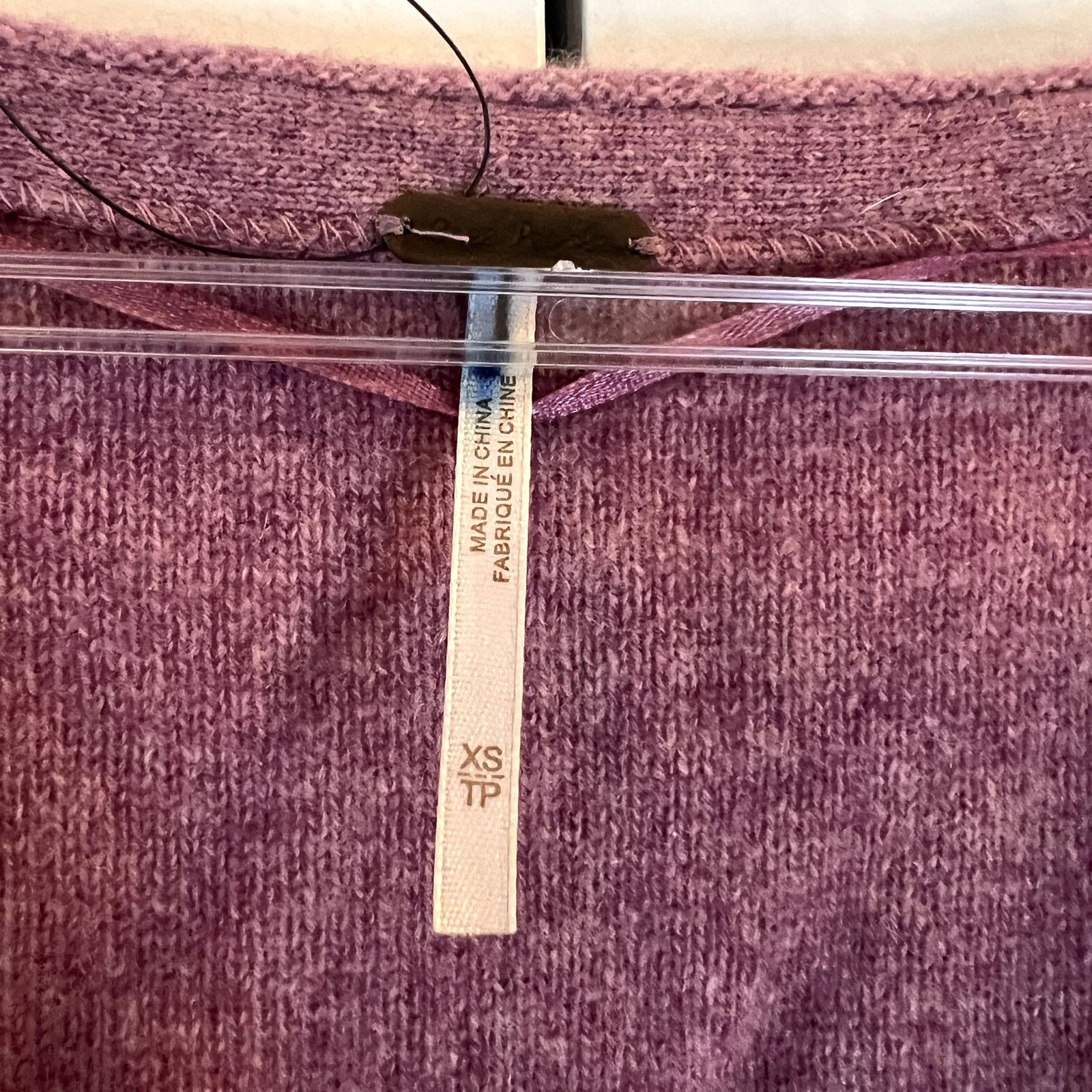 Free People Free People 100% Cashmere Purple pink Sweater Size XS Size XS / US 0-2 / IT 36-38 - 3 Thumbnail