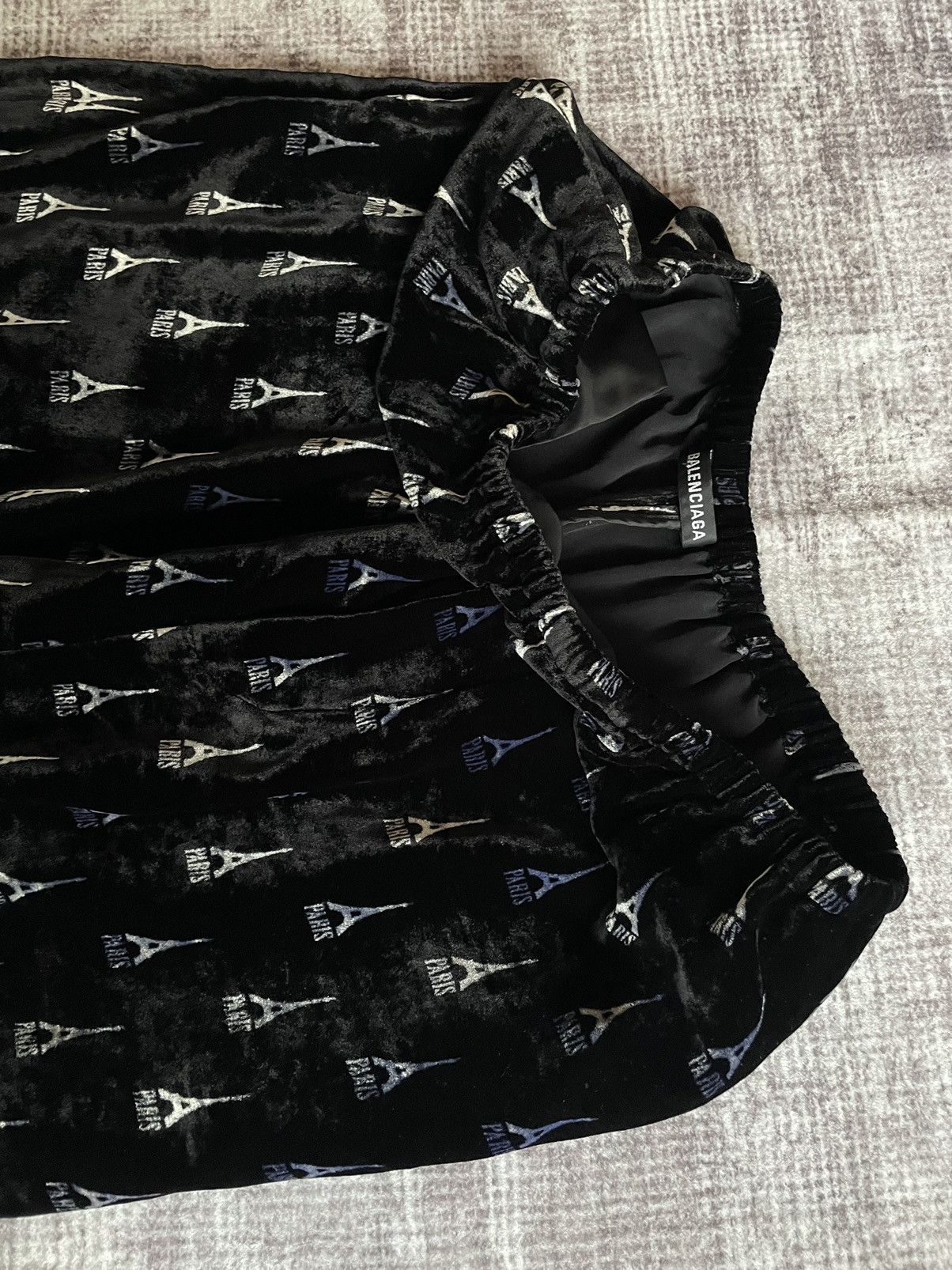 Balenciaga Balenciaga FW19 Eiffel Tower Silk Pajama Pants Size US 32 / EU 48 - 7 Thumbnail