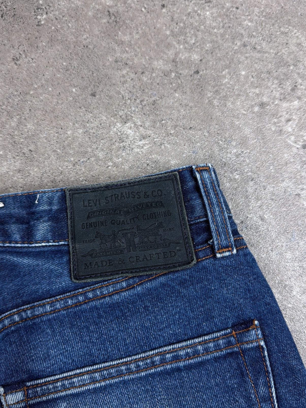 Levi's Made & Crafted Levi's Made & Crafted Draft Wide Taper selvedge denim Jeans Size US 30 / EU 46 - 4 Thumbnail