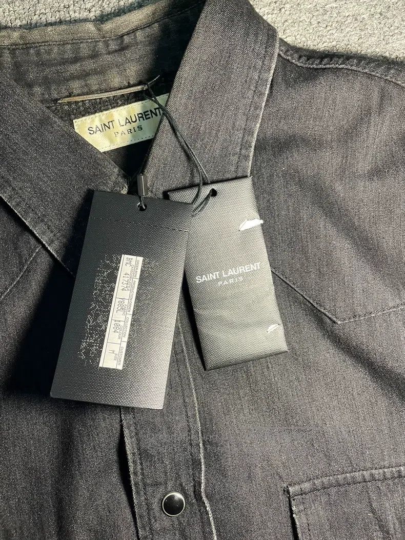 Saint Laurent Paris Saint Laurent Paris Distressed Hem Fringe Destroyed Denim Size US M / EU 48-50 / 2 - 5 Thumbnail