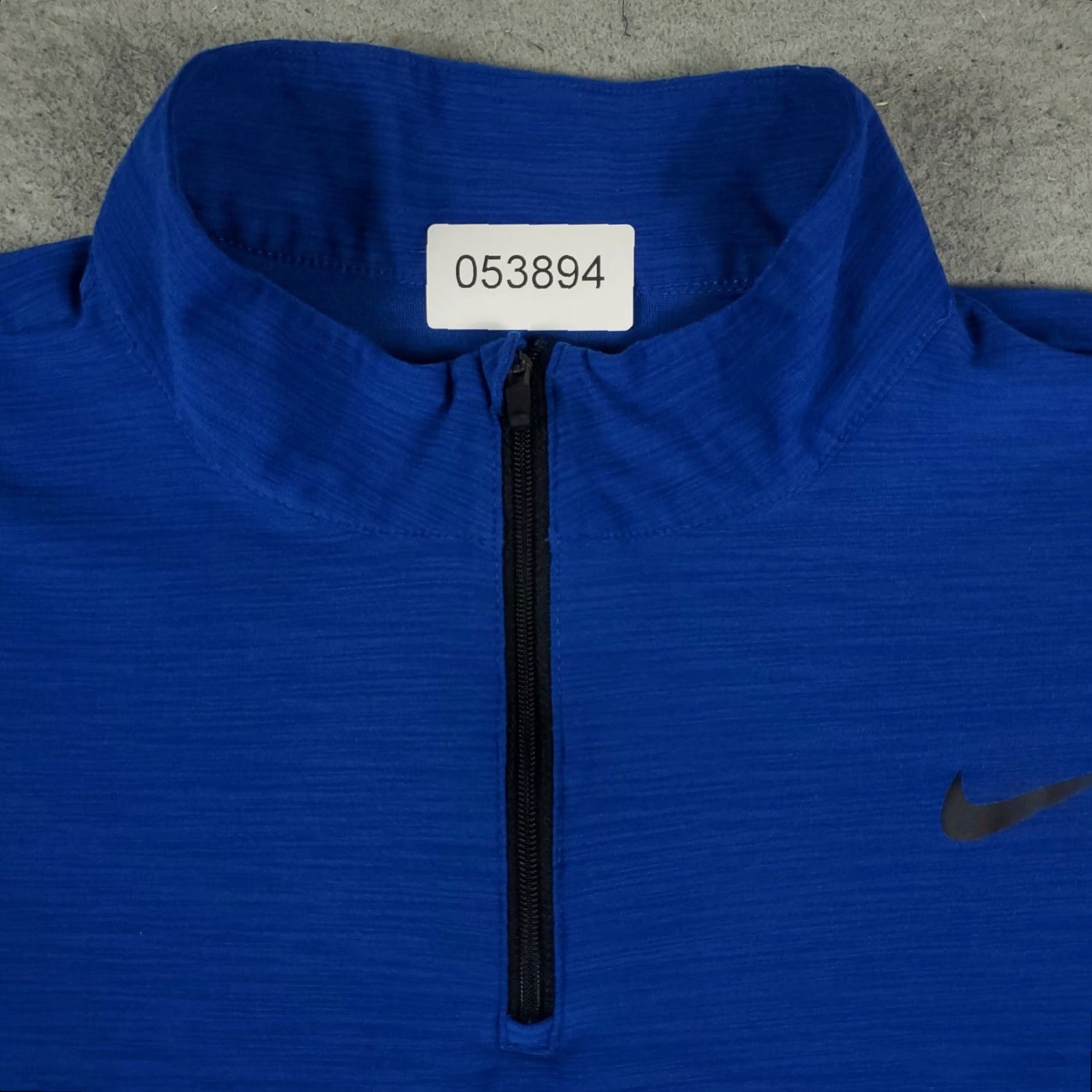 Nike Nike T Shirt Mens Size Medium Blue Swoosh 1/4 Zip Active Pullover Long Sleeve Size US M / EU 48-50 / 2 - 2 Thumbnail