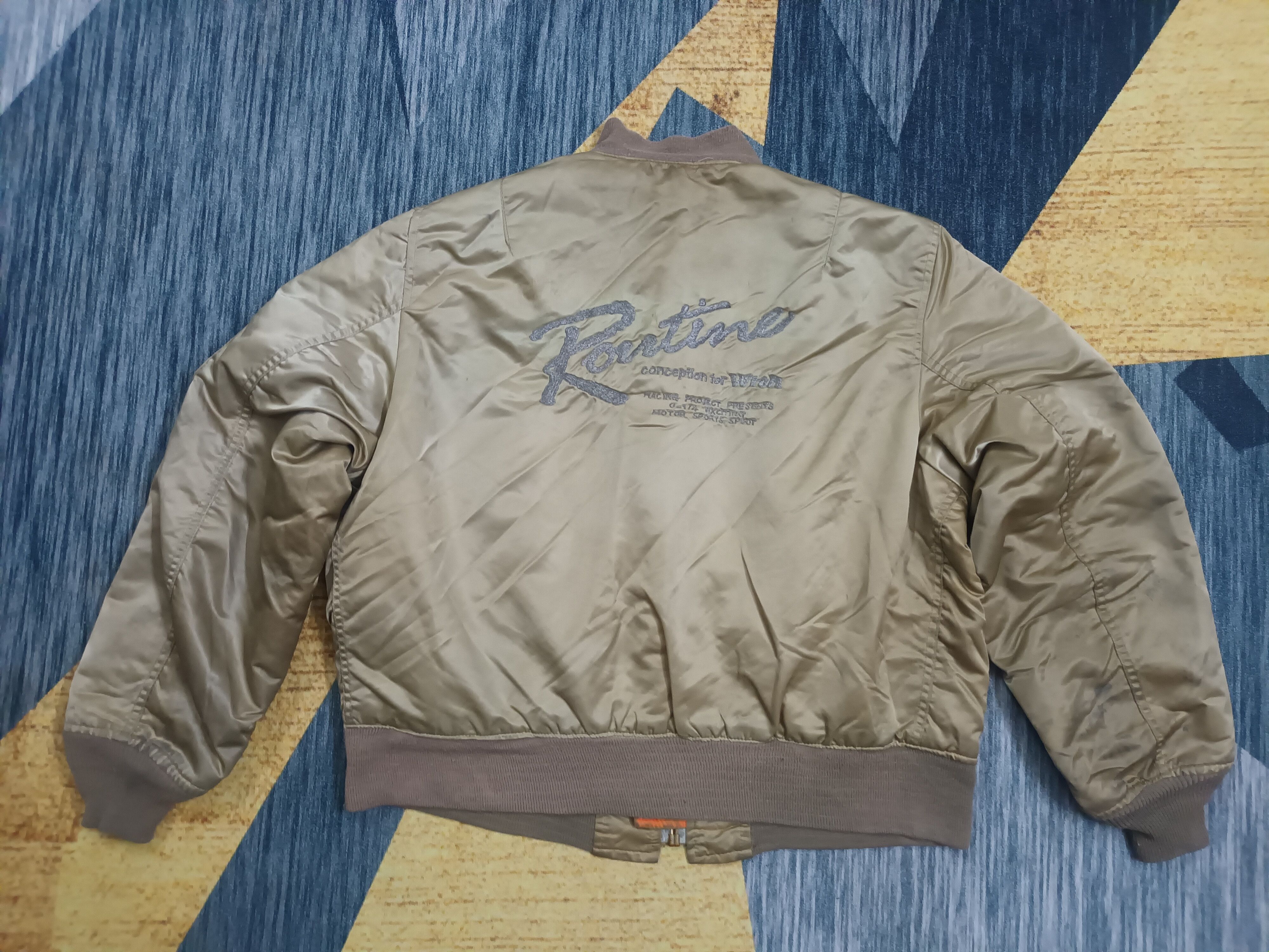 image of Flyers Man Ma - 1 Bomber Jacket in Brown, Men's (Size Large)
