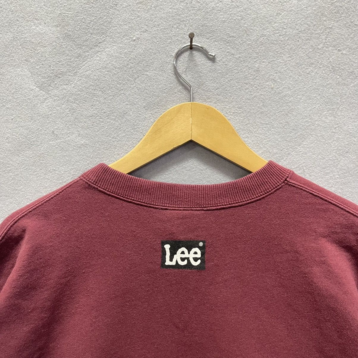 Lee 90s Lee Harvard Maroon Crewneck Sweatshirt Size US XL / EU 56 / 4 - 8 Thumbnail