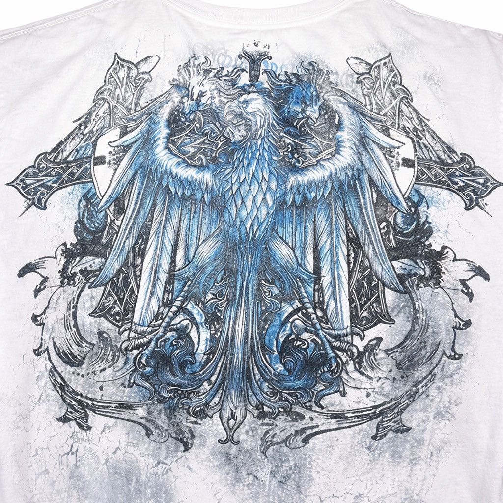 Affliction MMA Elite Graphic T-Shirt – Cross & Angel Wings Print Size US L / EU 52-54 / 3 - 3 Thumbnail