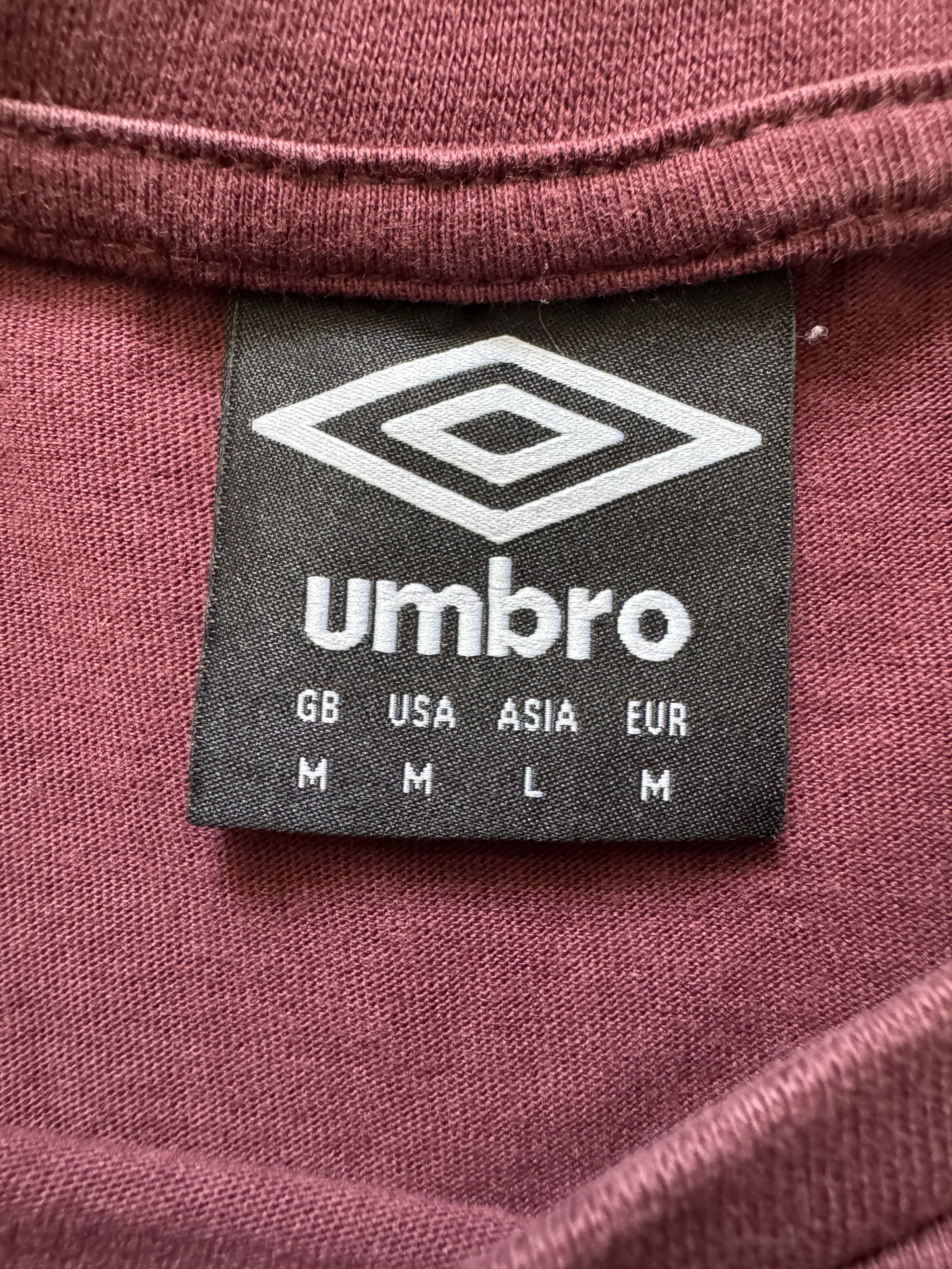 Umbro Umbro T-Shirt Big Logo Maroon Size US M / EU 48-50 / 2 - 4 Thumbnail