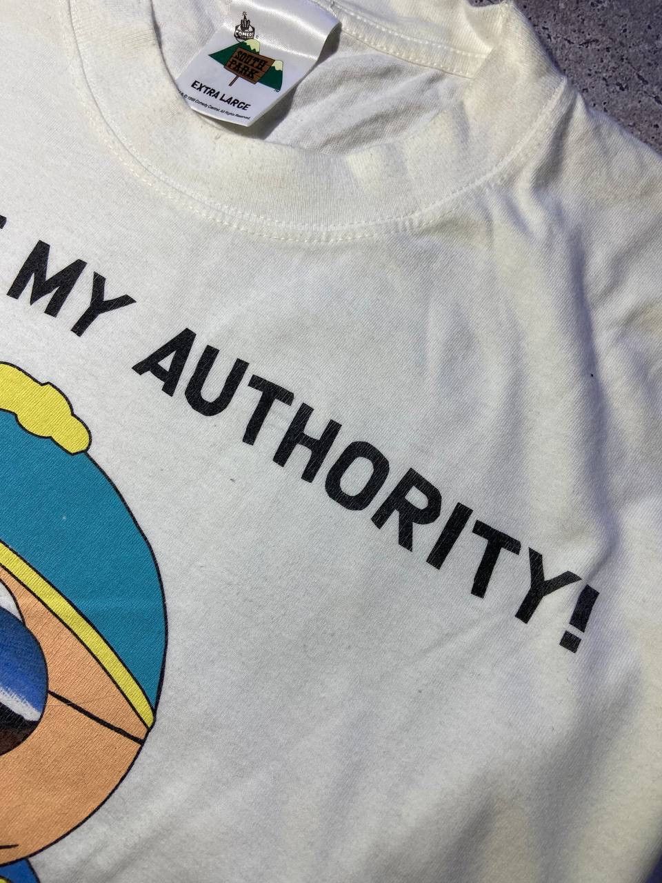 Cartoon Network × Vintage Vintage South Park 1999 Cartoon T-Shirt Respect My Authority Size US L / EU 52-54 / 3 - 7 Thumbnail