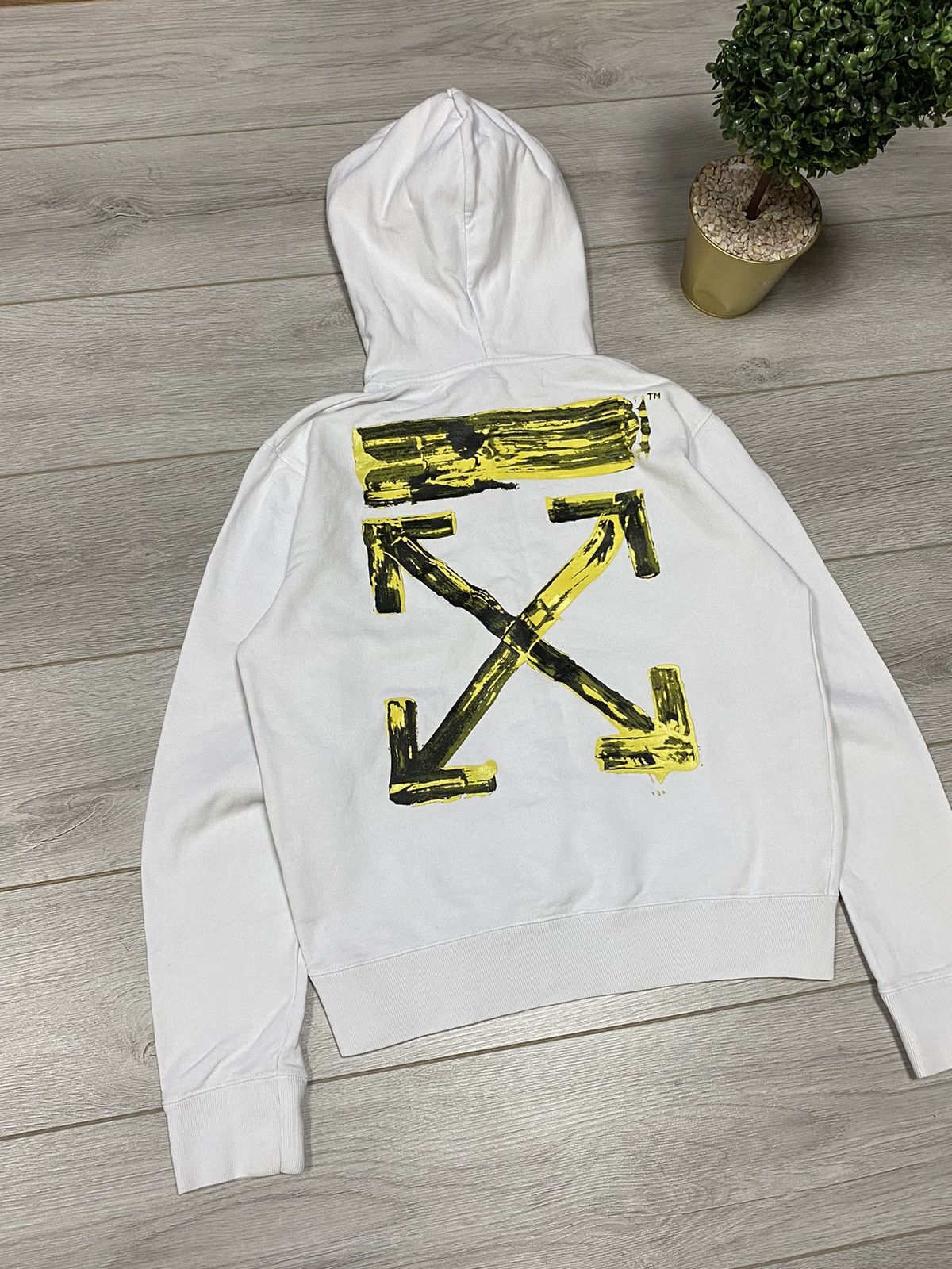 Off-White Off-White acrylic arrow hoodie Size US S / EU 44-46 / 1 - 4 Thumbnail