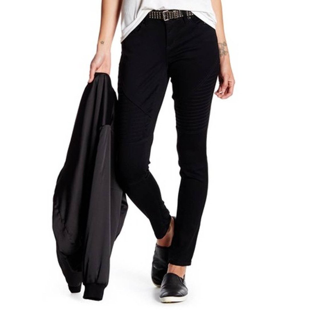 Seven 7 Seven7 Jeans Women's Straight Leg Ankle MOTO Size 4 Size 27" / US 4 / IT 40 - 1 Thumbnail