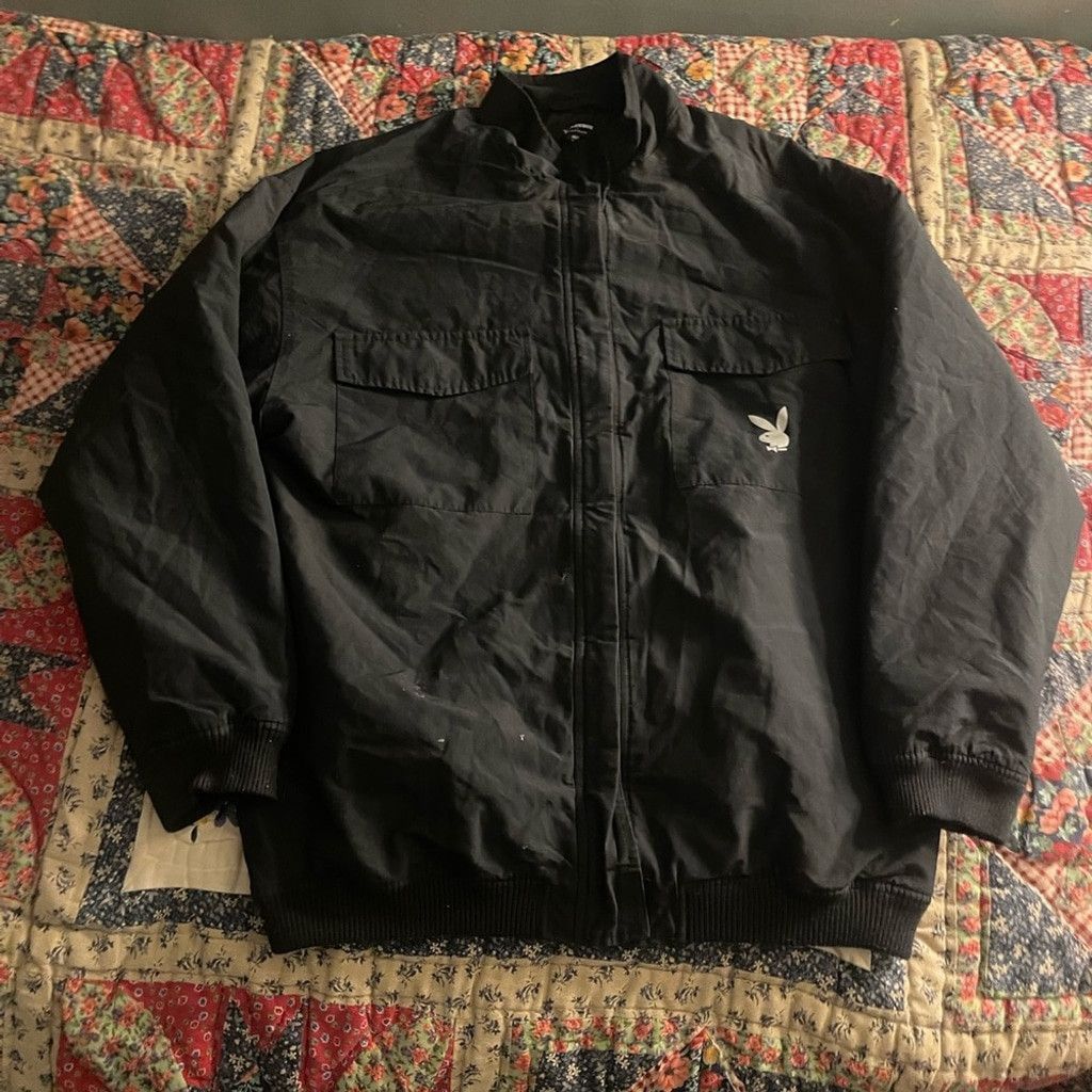 Playboy Playboy Black Jacket with Logo and back design size M/L Size US L / EU 52-54 / 3 - 1 Thumbnail