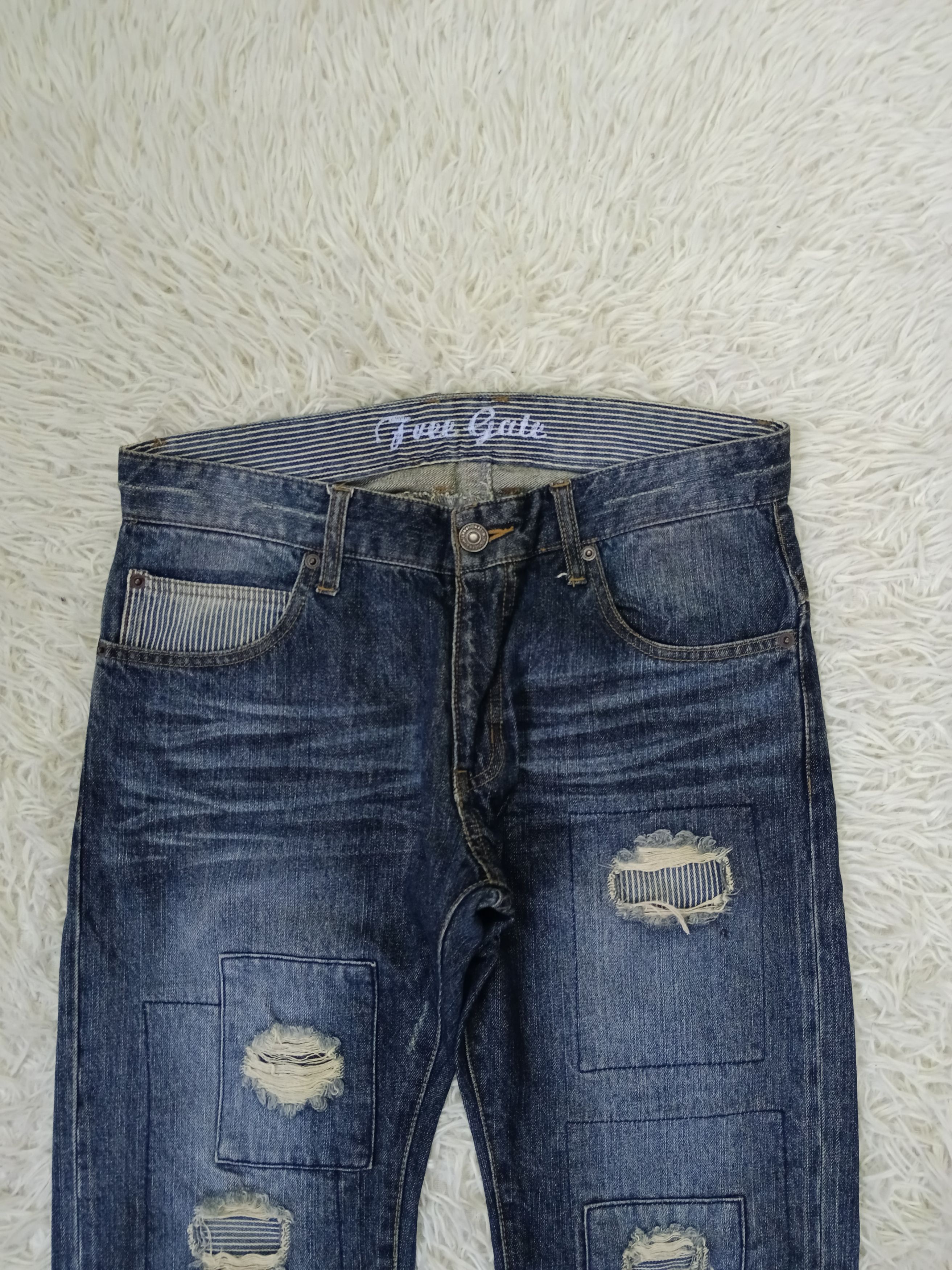 Japanese Brand PACTHWORK FREE GATE DENIM PANTS Size US 32 / EU 48 - 3 Thumbnail