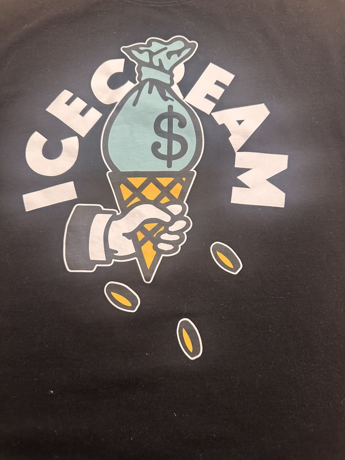 Icecream ICECREAM CASH RULES TEE - BLACK Size large Size US L / EU 52-54 / 3 - 2 Thumbnail