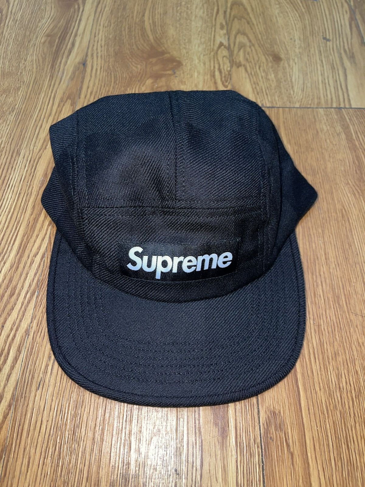 Supreme Black Camp Cap | Grailed