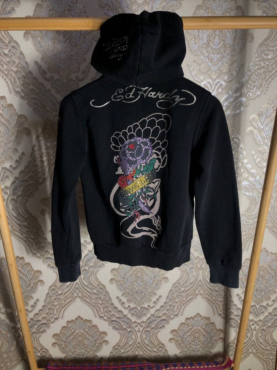 Ed Hardy VINTAGE ED HARDY DESIGNER HODDIE JAPAN STYLE RETRO Y2K 90s Size US XS / EU 42 / 0 - 9 Thumbnail