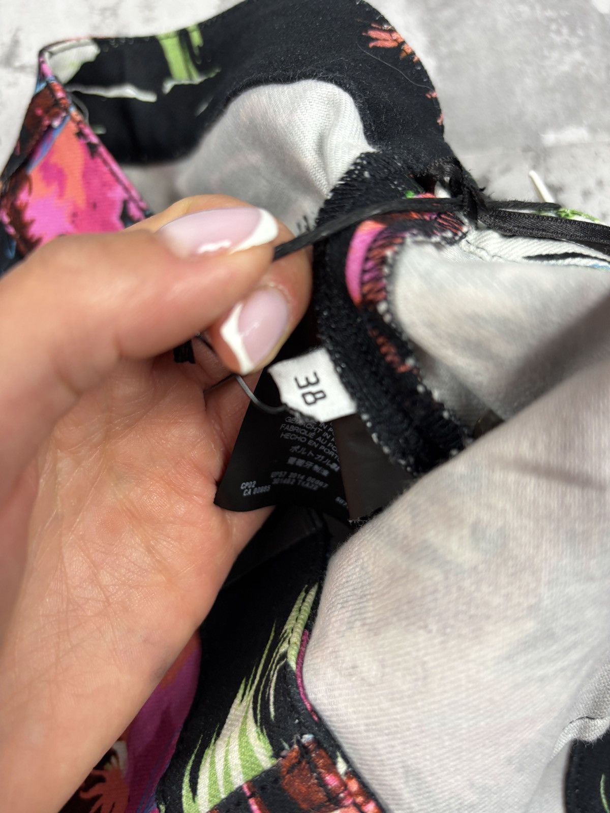 Balenciaga Balenciaga exotic Flora Print black Skinny Jeans New Size 27" / US 4 / IT 40 - 9 Thumbnail