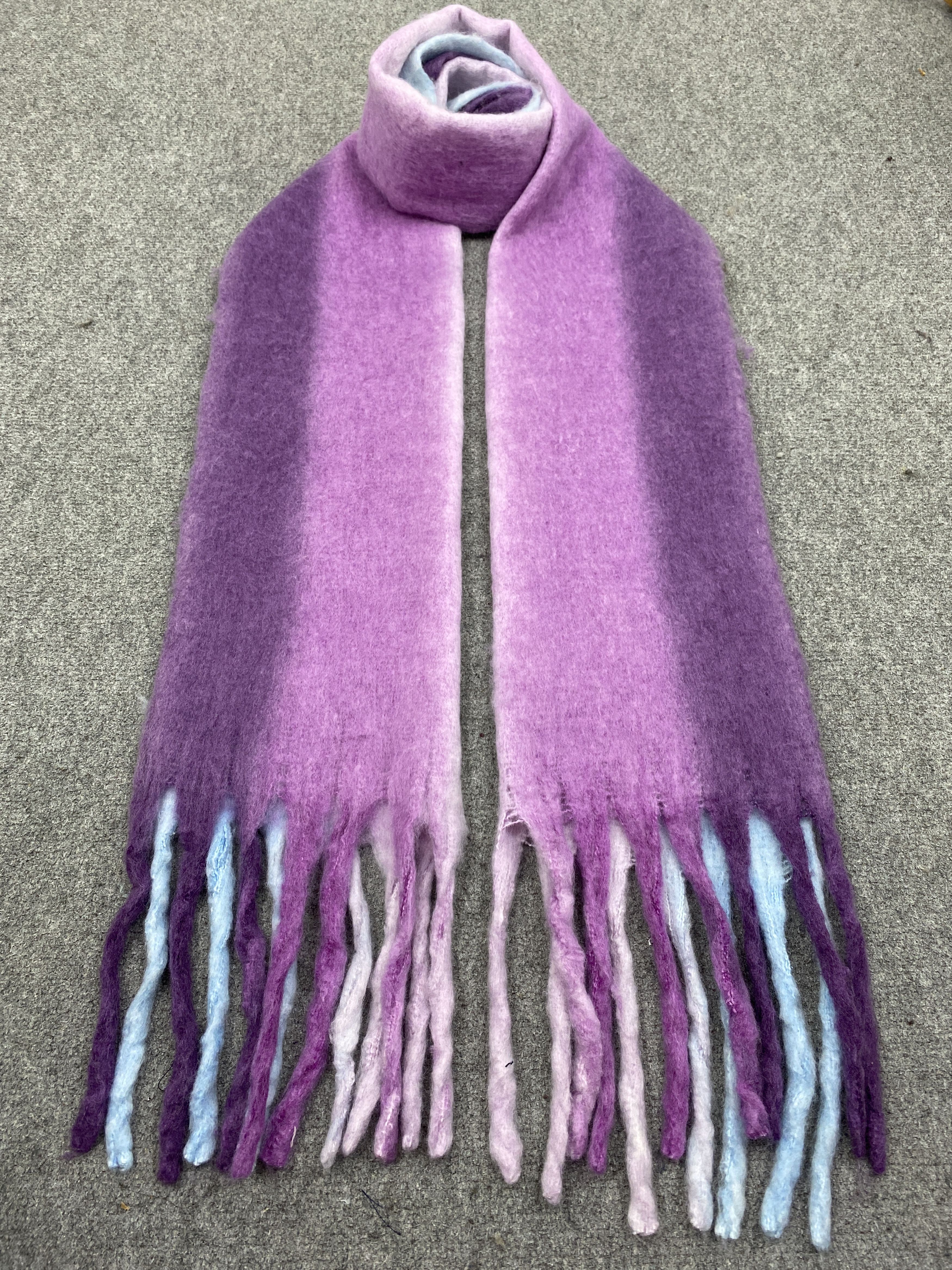 Japanese Brand Japanese Brand Mohair Scarf / Muffler / Neckwear - SC0297 Size ONE SIZE - 1 Thumbnail