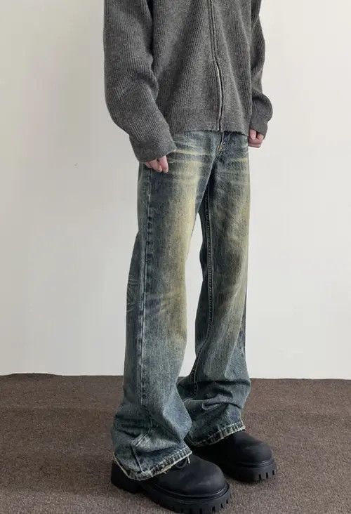 Jean Vintage Wash Blue Jeans Size US 30 / EU 46 - 4 Thumbnail