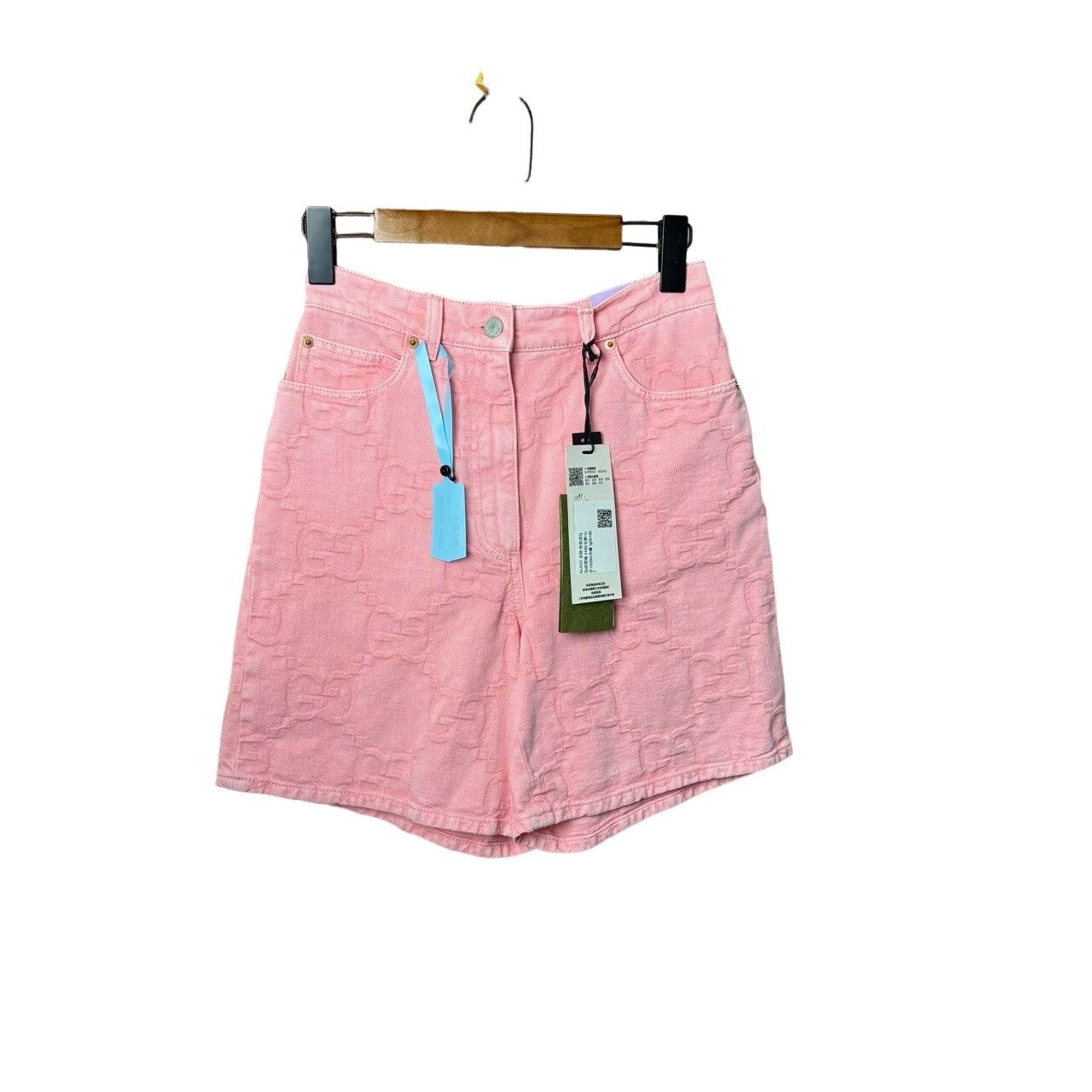 Gucci Gucci GG Embossed Shorts Size 24 Size 24" / US 00 / IT 34 - 1 Thumbnail