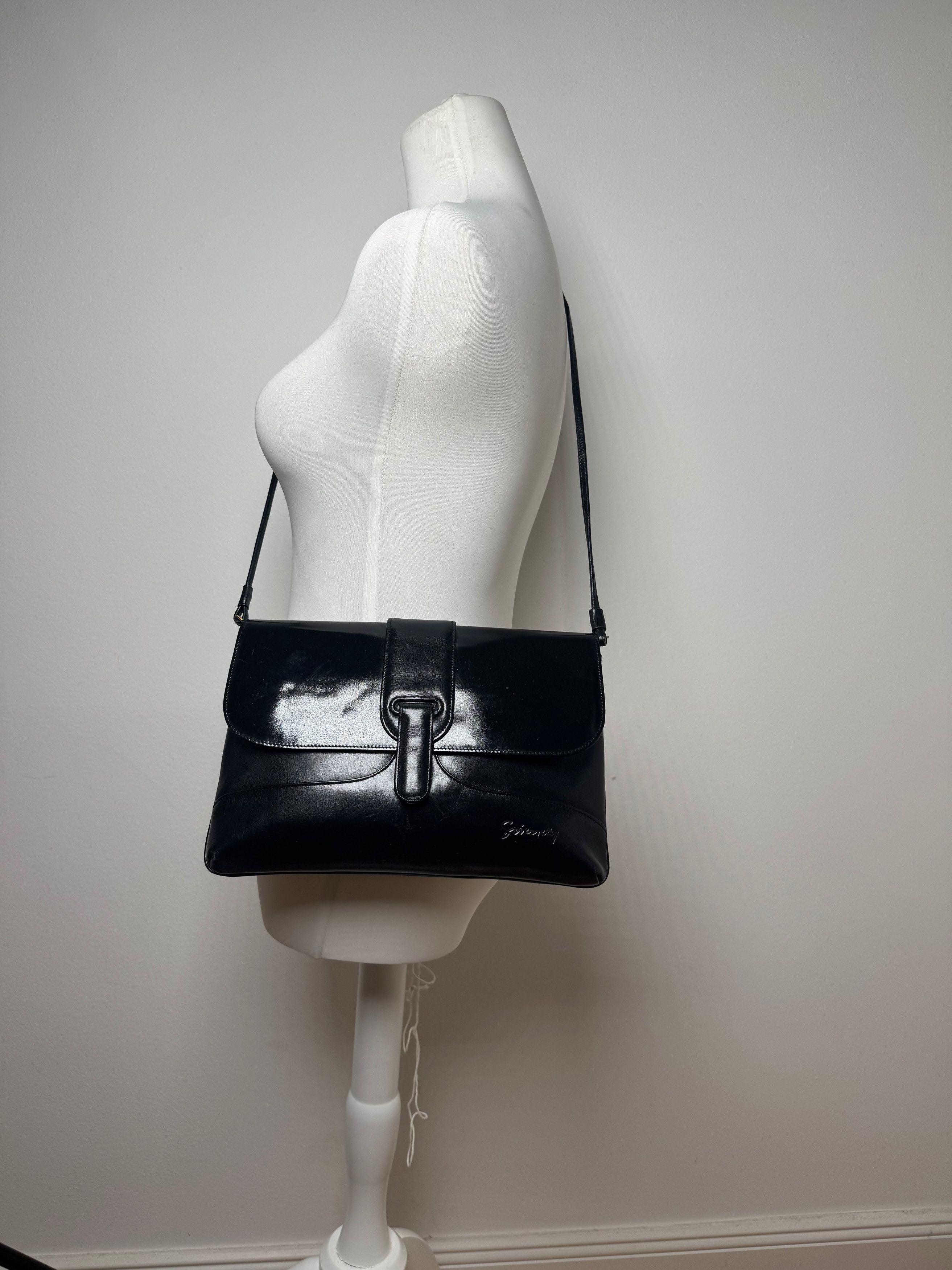 Givenchy Vintage 4G Patent leather bag black Size ONE SIZE - 1 Thumbnail
