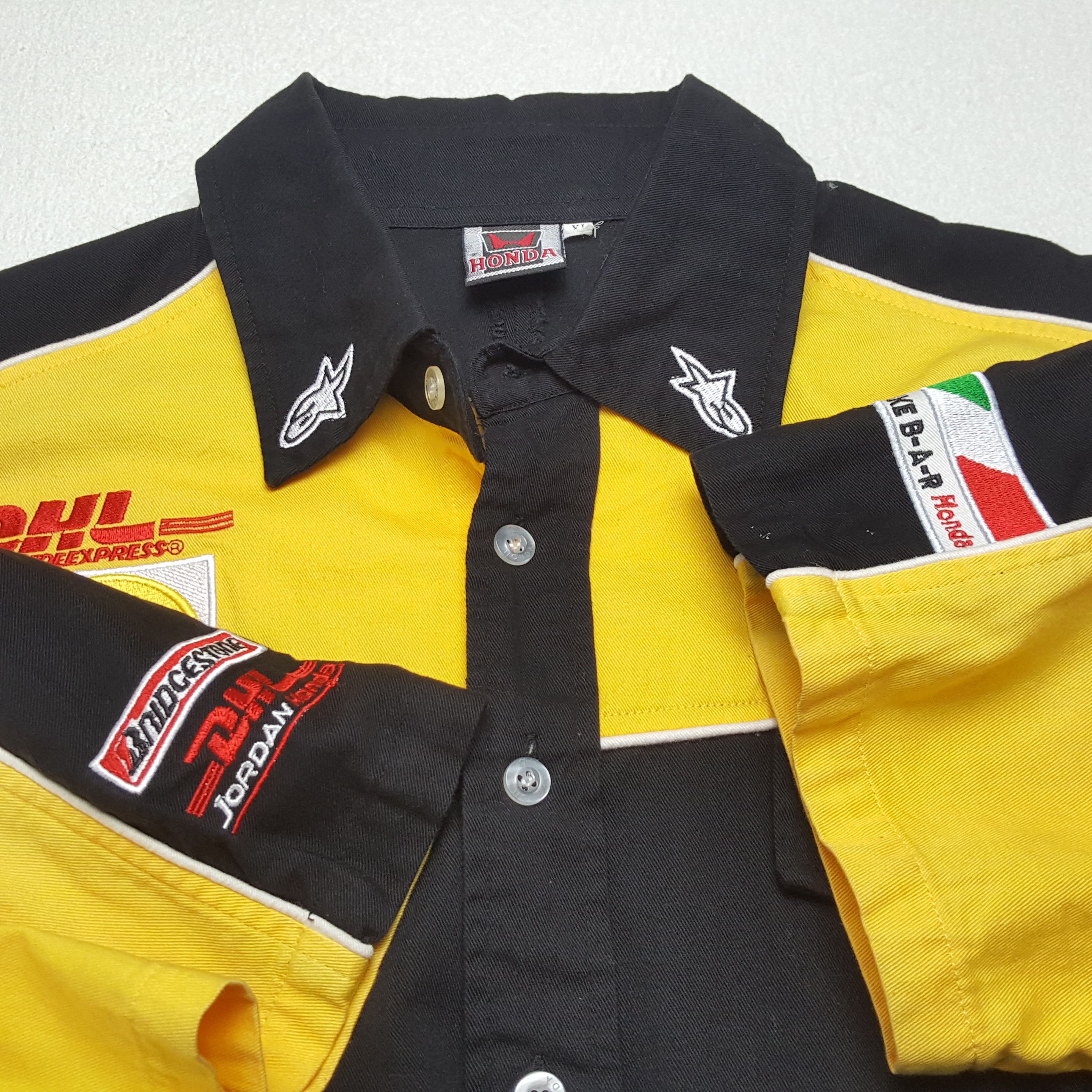 Honda × Vintage HONDA Japanese Motorsports Racing Team Shirt Size US L / EU 52-54 / 3 - 7 Thumbnail