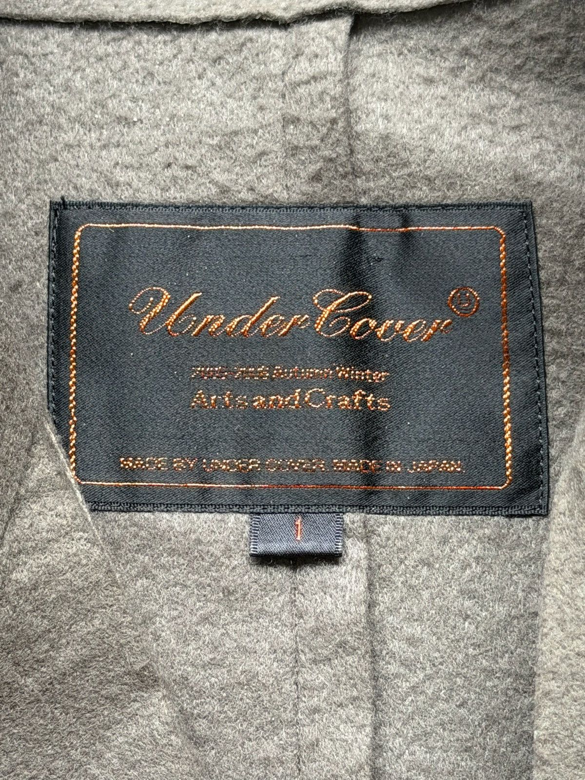 Undercover Undercover AW05 Arts & Crafts Wool Army Green Peacoat Size US S / EU 44-46 / 1 - 7 Thumbnail