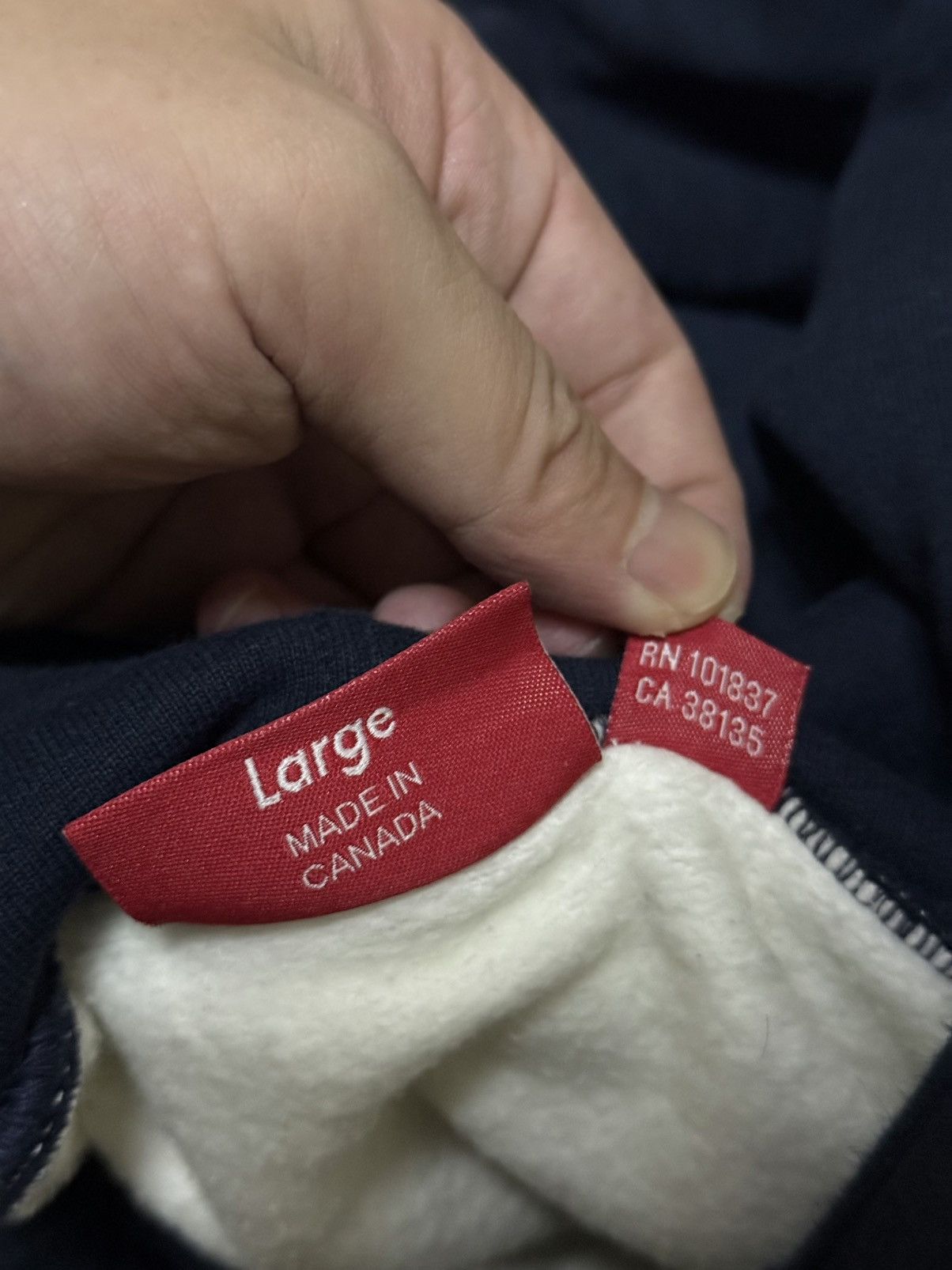 Supreme Supreme blocked big logo hooded hoodie sweatershirt Size US L / EU 52-54 / 3 - 4 Thumbnail