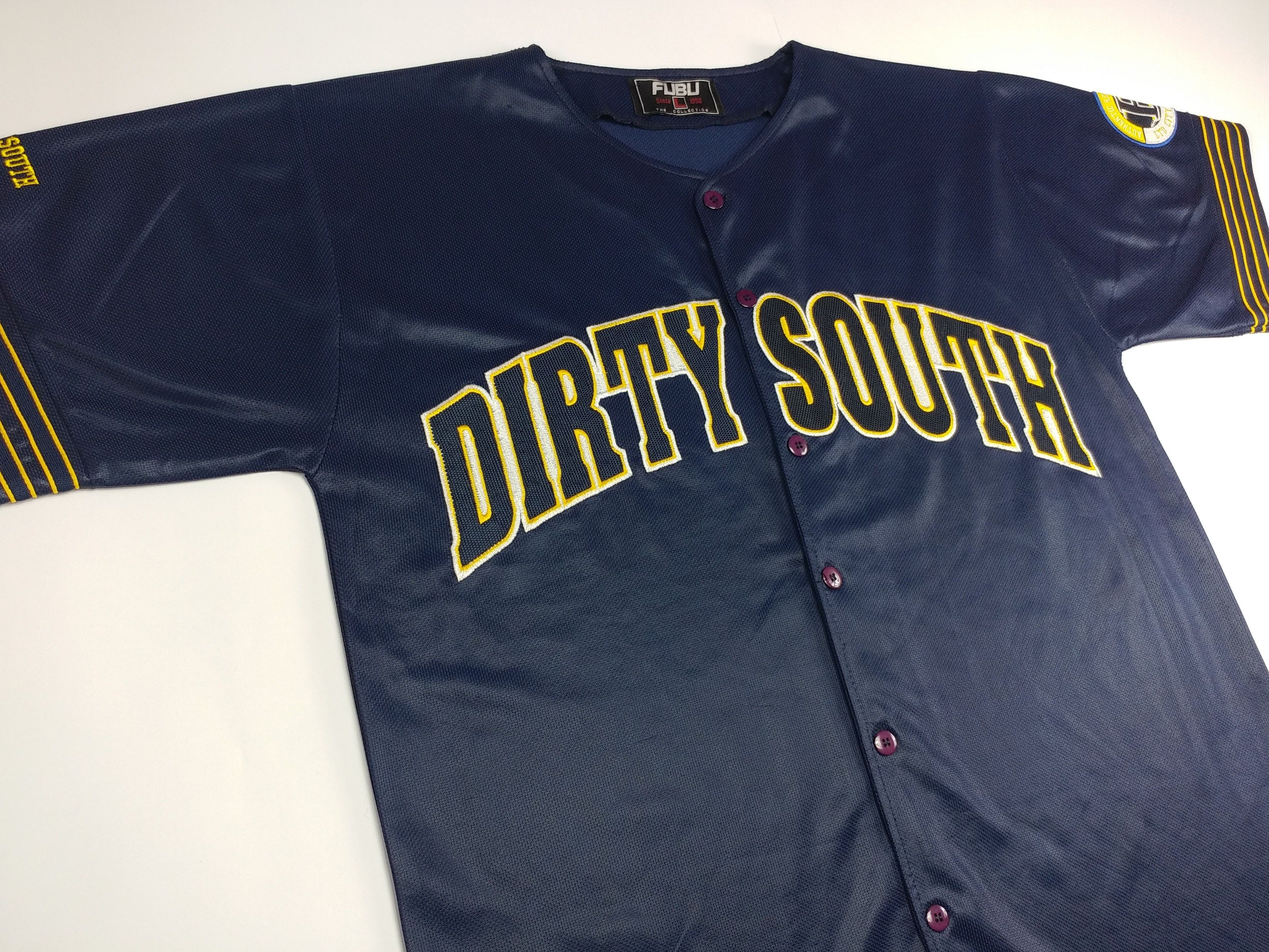 Fubu FUBU jersey, City Series, vintage Dirty South t-shirt L Size US L / EU 52-54 / 3 - 4 Thumbnail