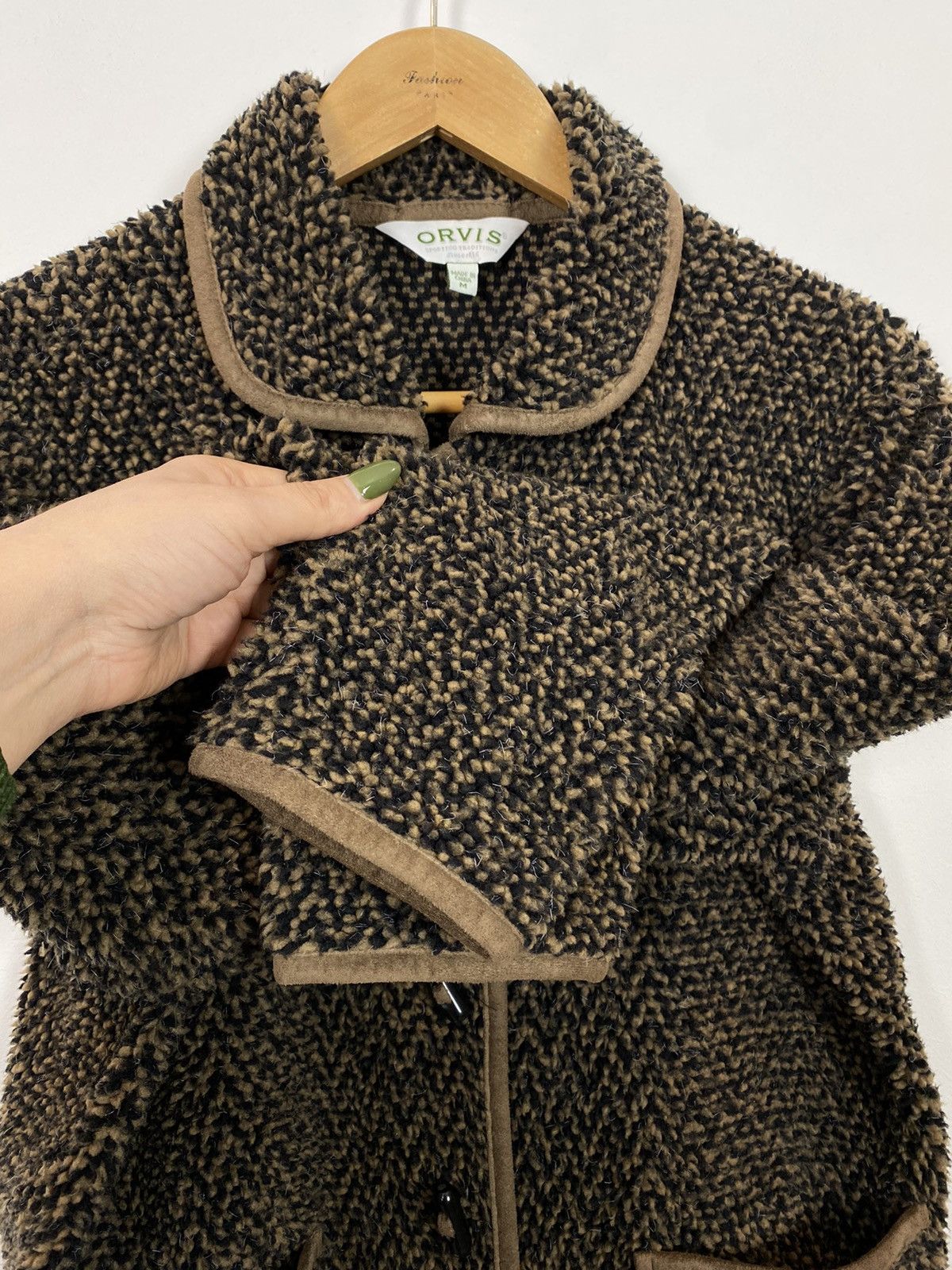 Orvis Orvis Fleece Teddy Jacket Womens Size M Fastening Pockets Size M / US 6-8 / IT 42-44 - 5 Thumbnail