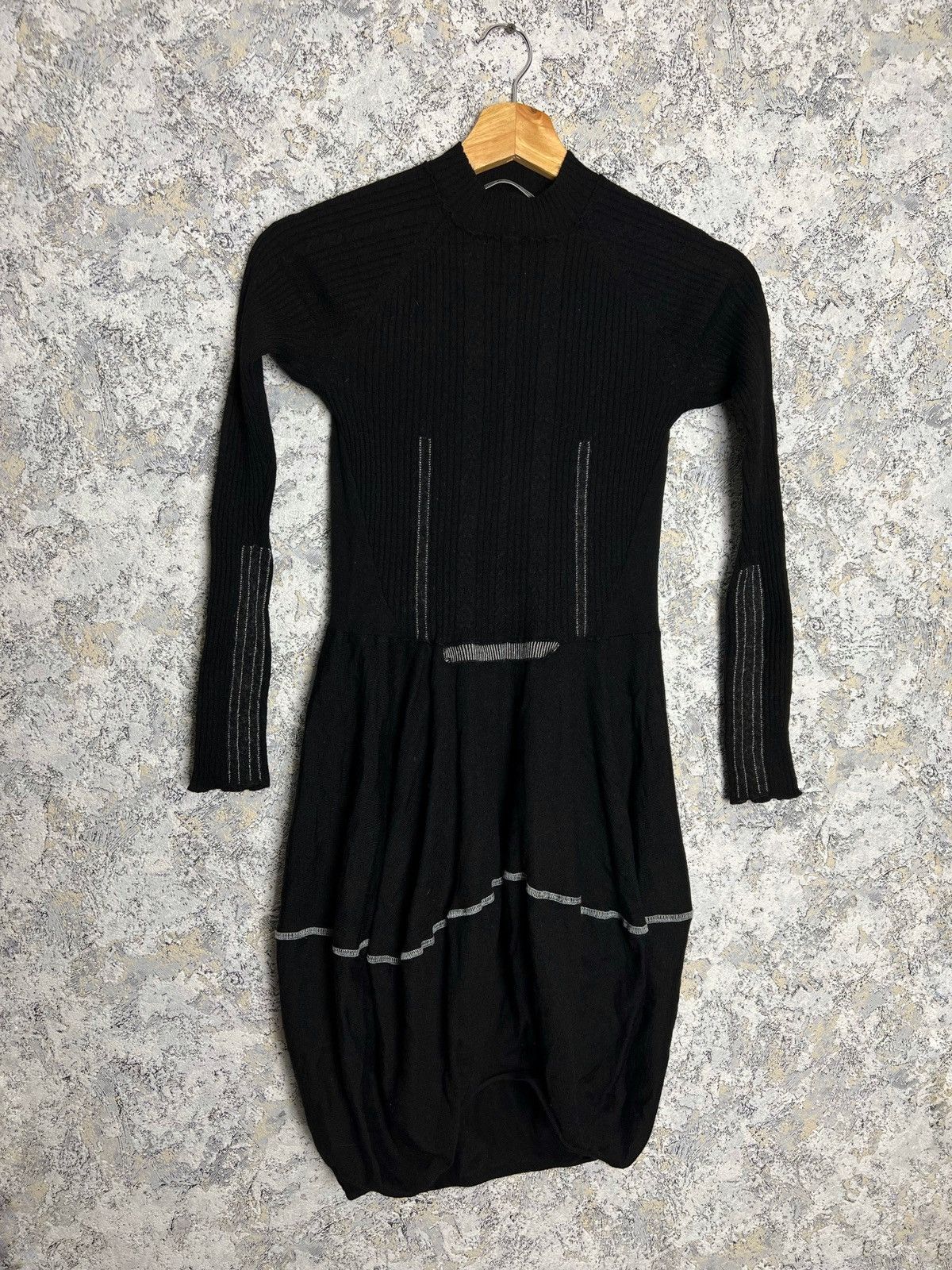 Designer × Marithe + Francois Girbaud Marithe Francois Girbaud Wool Dress Black Size Medium Size M / US 6-8 / IT 42-44 - 1 Thumbnail