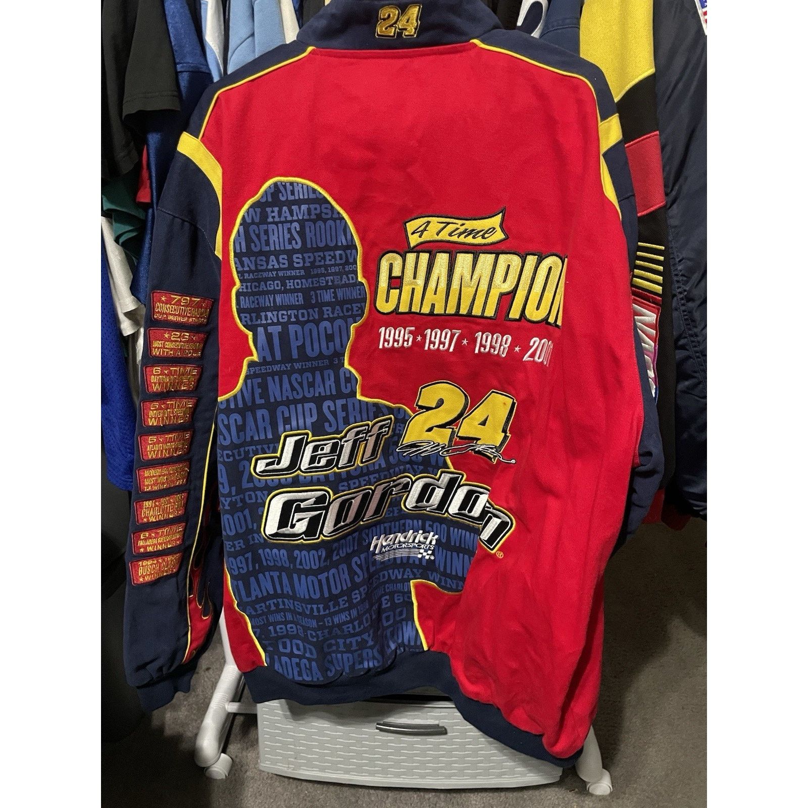 JH Design Size 3XL-Jeff Gordon Jacket Champion NASCAR JH Design Racing Size US XXL / EU 58 / 5 - 5 Thumbnail