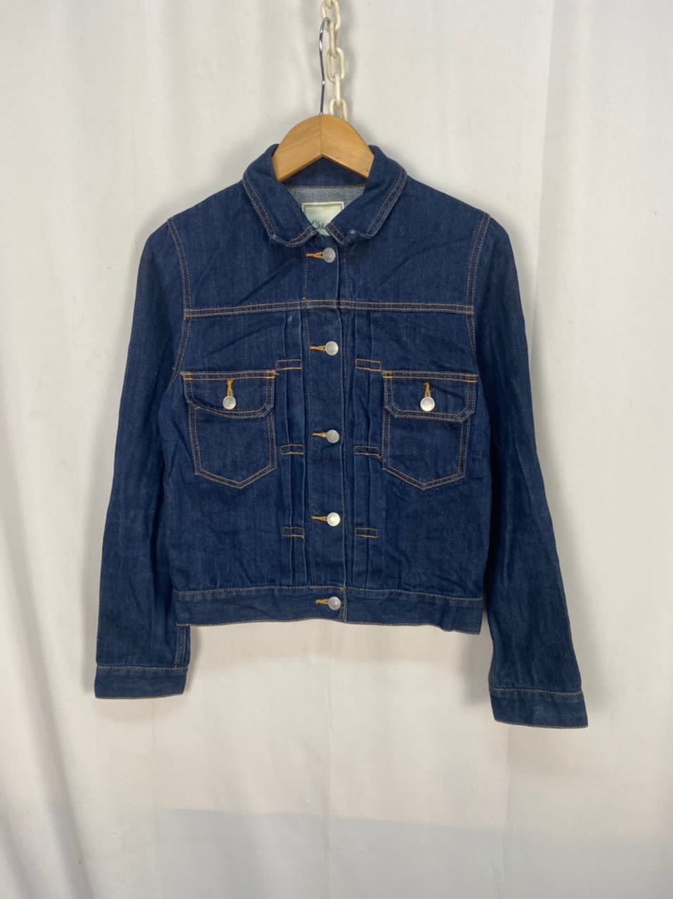 Denim Jacket × Japanese Brand × Streetwear Cheek button up