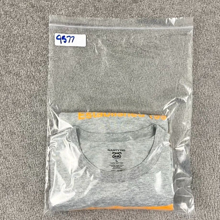 Logo 7 Nasty Pig Shirt Mens Large Gray Box Logo Tee Short Sleeve 25th Anv. Size US L / EU 52-54 / 3 - 8 Thumbnail