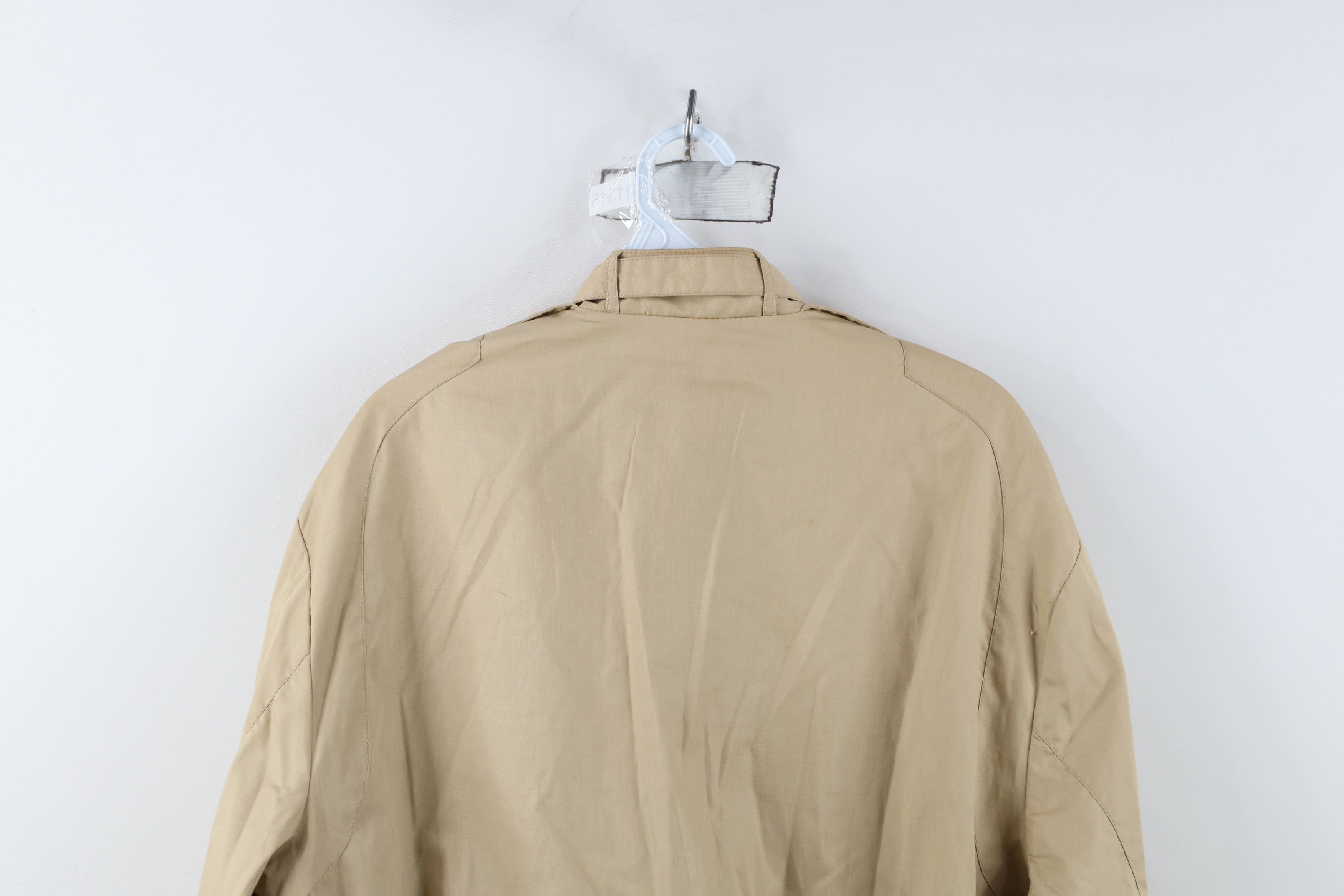 Vintage Vintage 70s 80s Streetwear Cafe Racer Bomber Jacket Beige Size US L / EU 52-54 / 3 - 15 Thumbnail