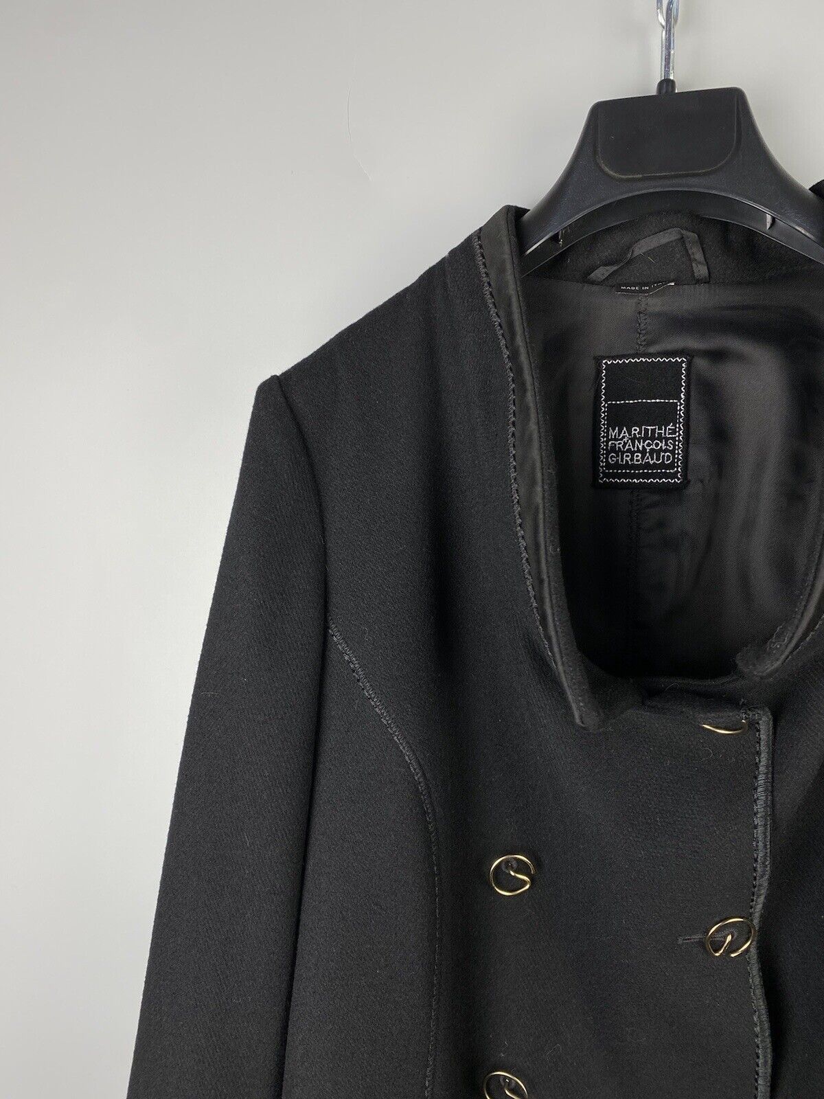 Marithe + Francois Girbaud Marithe Francois Girbaud Avant Garde Wool Long Coat Size M / US 6-8 / IT 42-44 - 4 Thumbnail