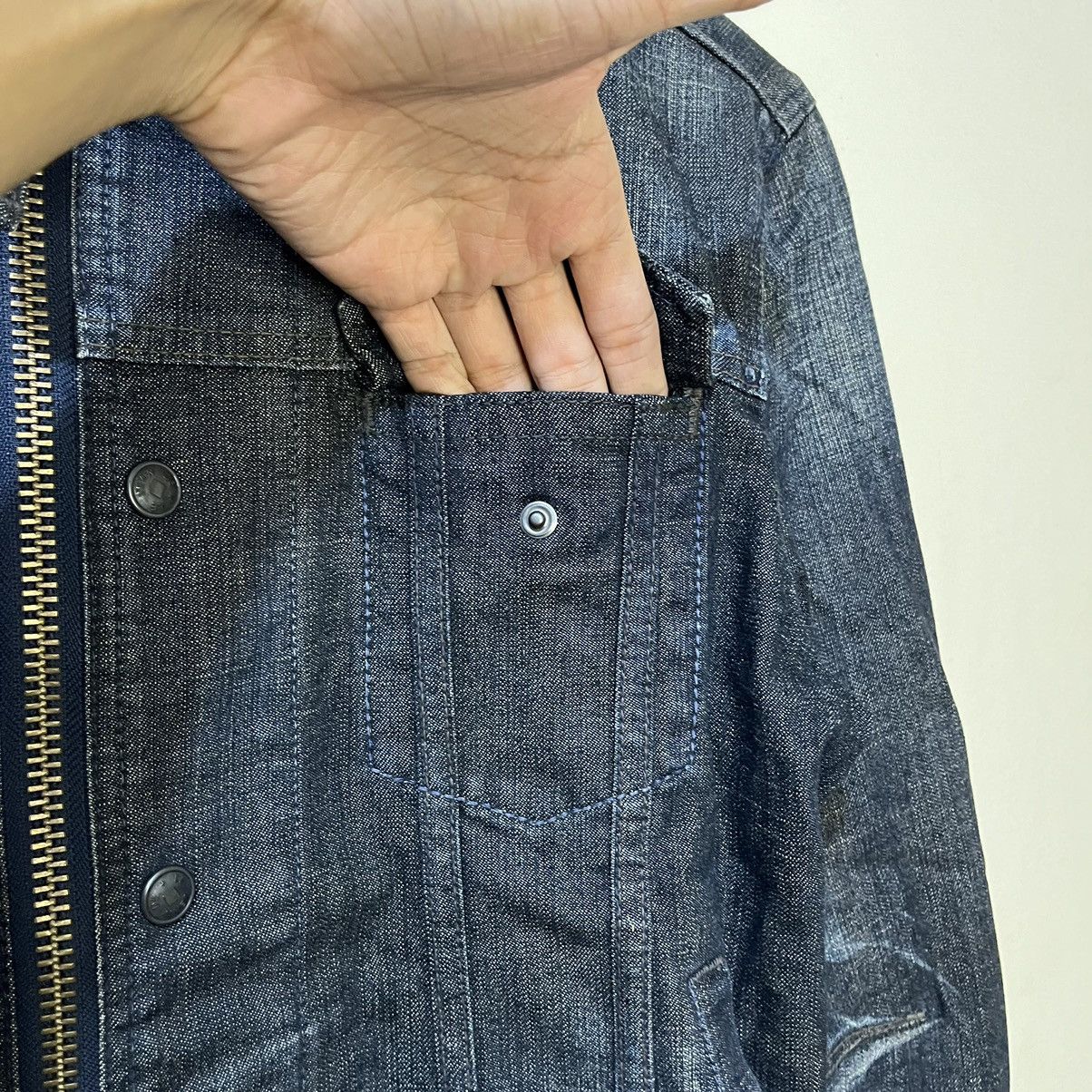 Marithe + Francois Girbaud Vintage 90's Marithe Francois Girbaud Denim Jacket Size US M / EU 48-50 / 2 - 16 Thumbnail