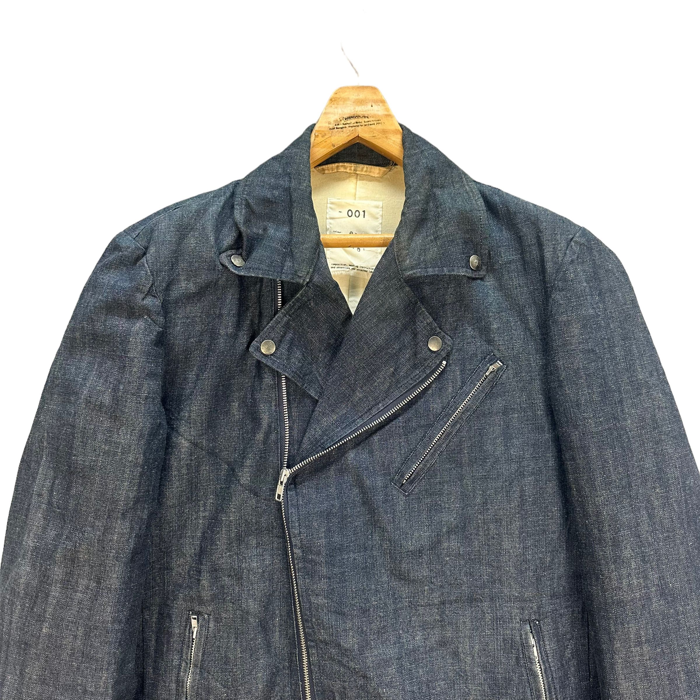 Nude: Masahiko Maruyama NO 001 NUDE MASAHIKO MARUYAMA ASYMMETRICAL JACKET #7874-187 Size US M / EU 48-50 / 2 - 2 Thumbnail
