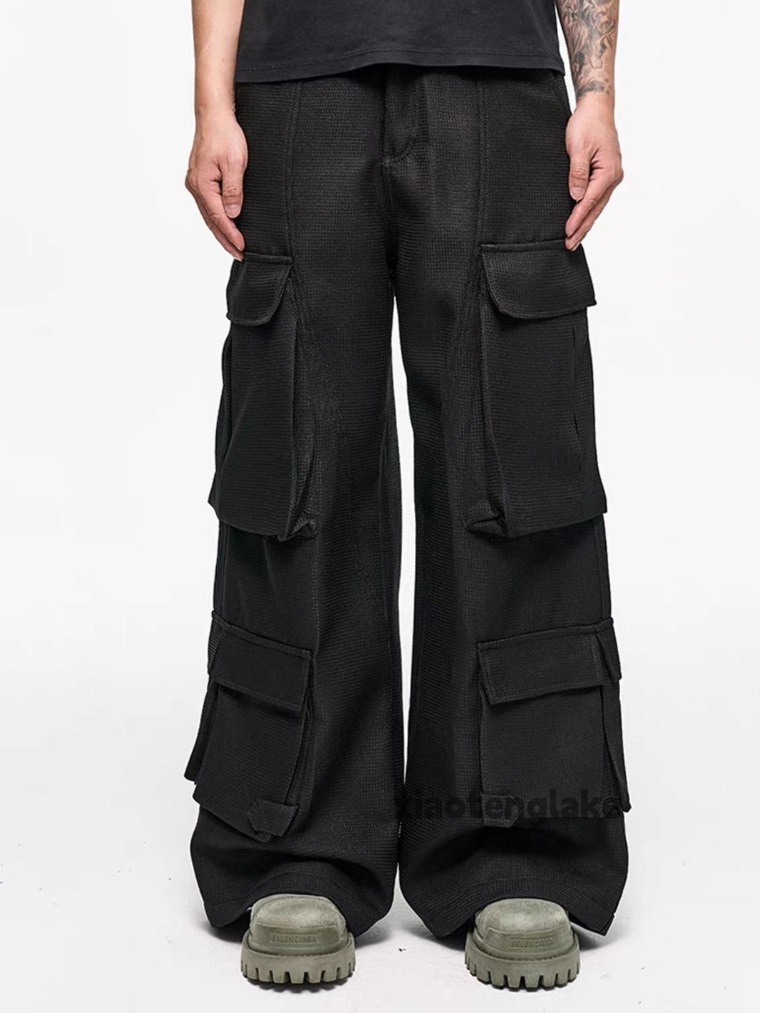 Designer × Japanese Brand × Vintage utility military tactical punk grunge patchwork pants Size US 30 / EU 46 - 5 Thumbnail