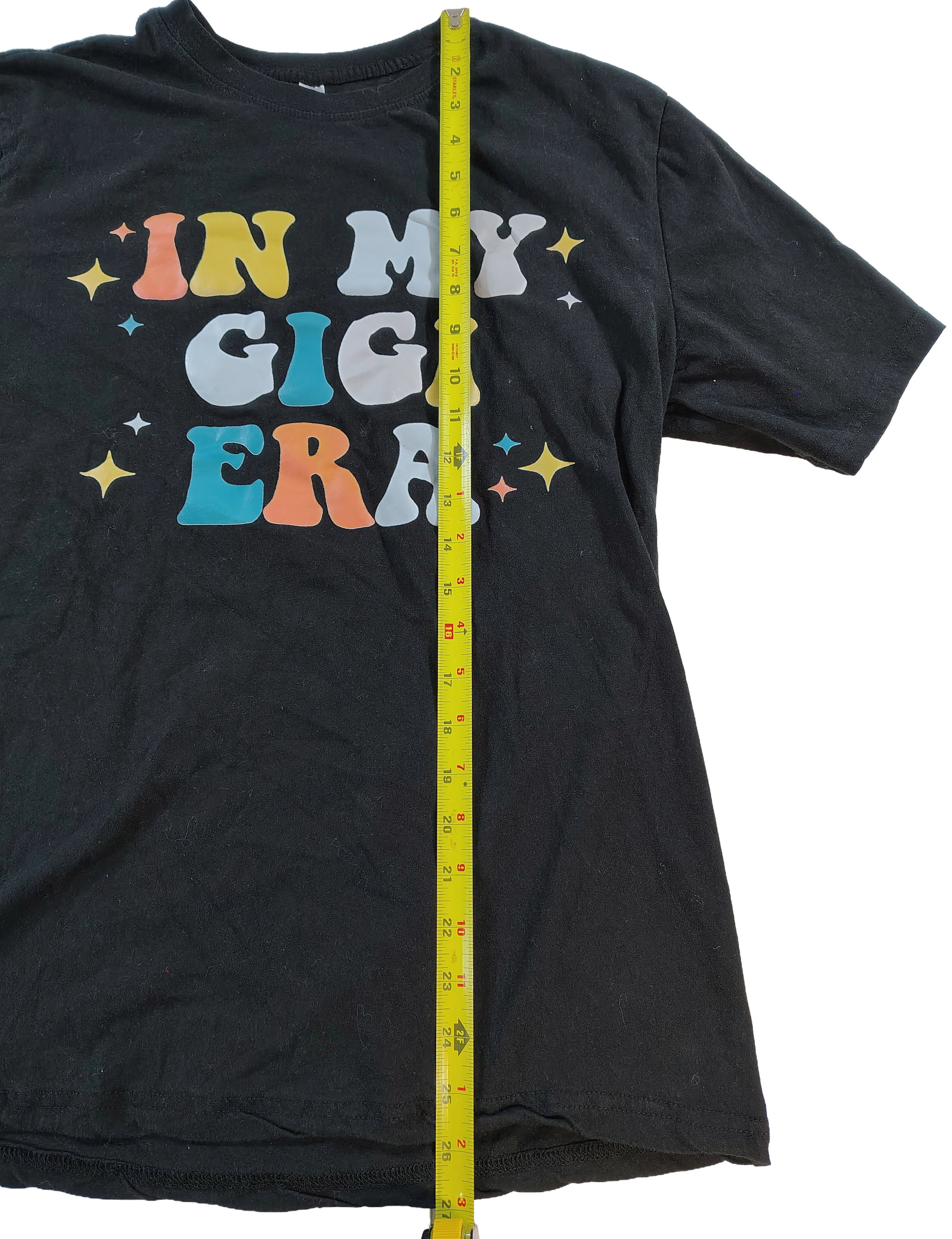 Other Women's Black Large In My Gigi Era Graphic T-Shirt Size L / US 10 / IT 46 - 5 Thumbnail
