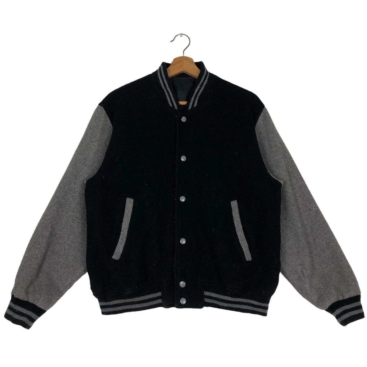 Japanese Brand 🔥90’s Vintage Varsity Jacket Japan Issey Miyake Size US L / EU 52-54 / 3 - 1 Thumbnail