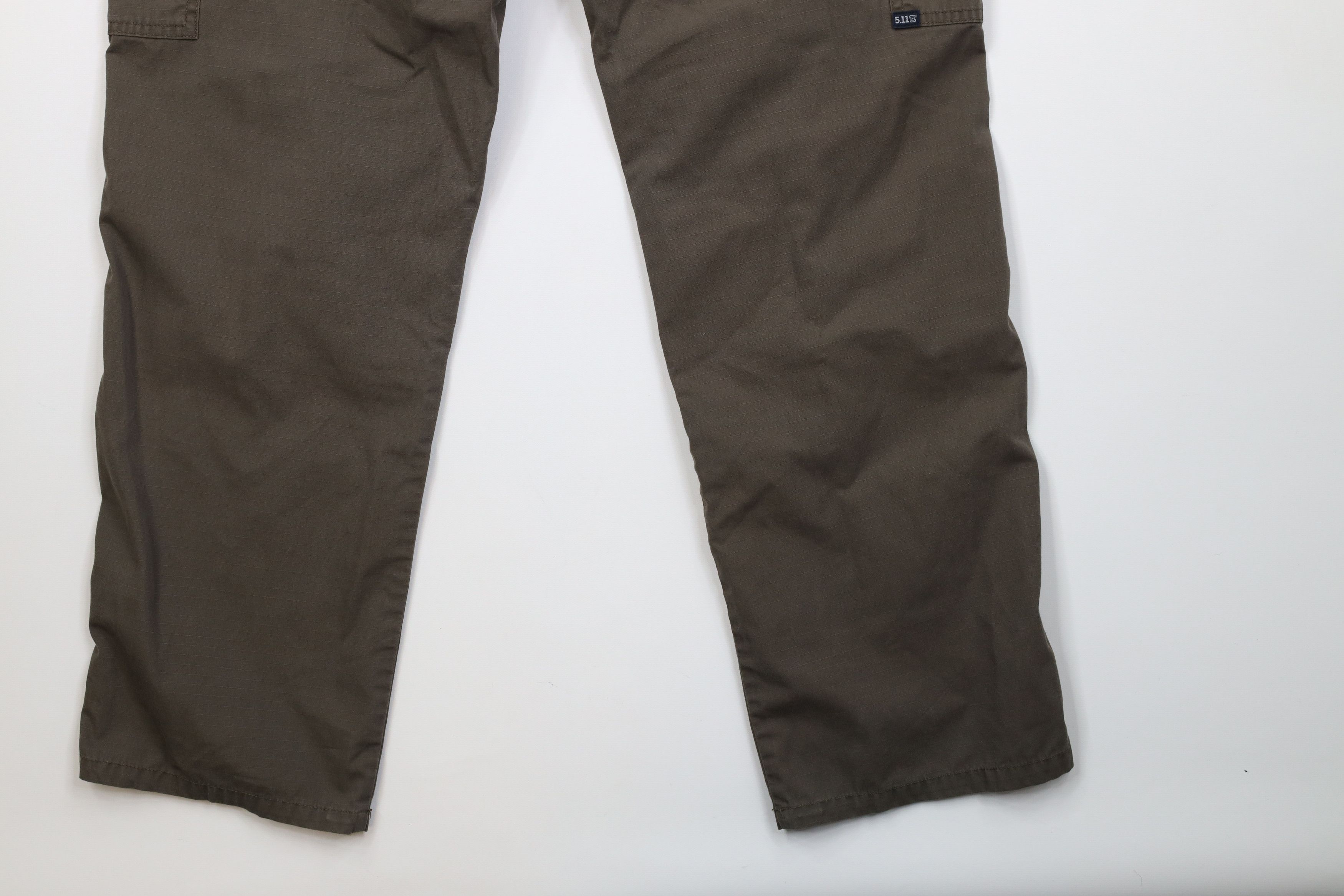 Vintage 5.11 Tactical Series Taclite Pro Ripstop Cargo Pants Green Size US 36 / EU 52 - 13 Thumbnail