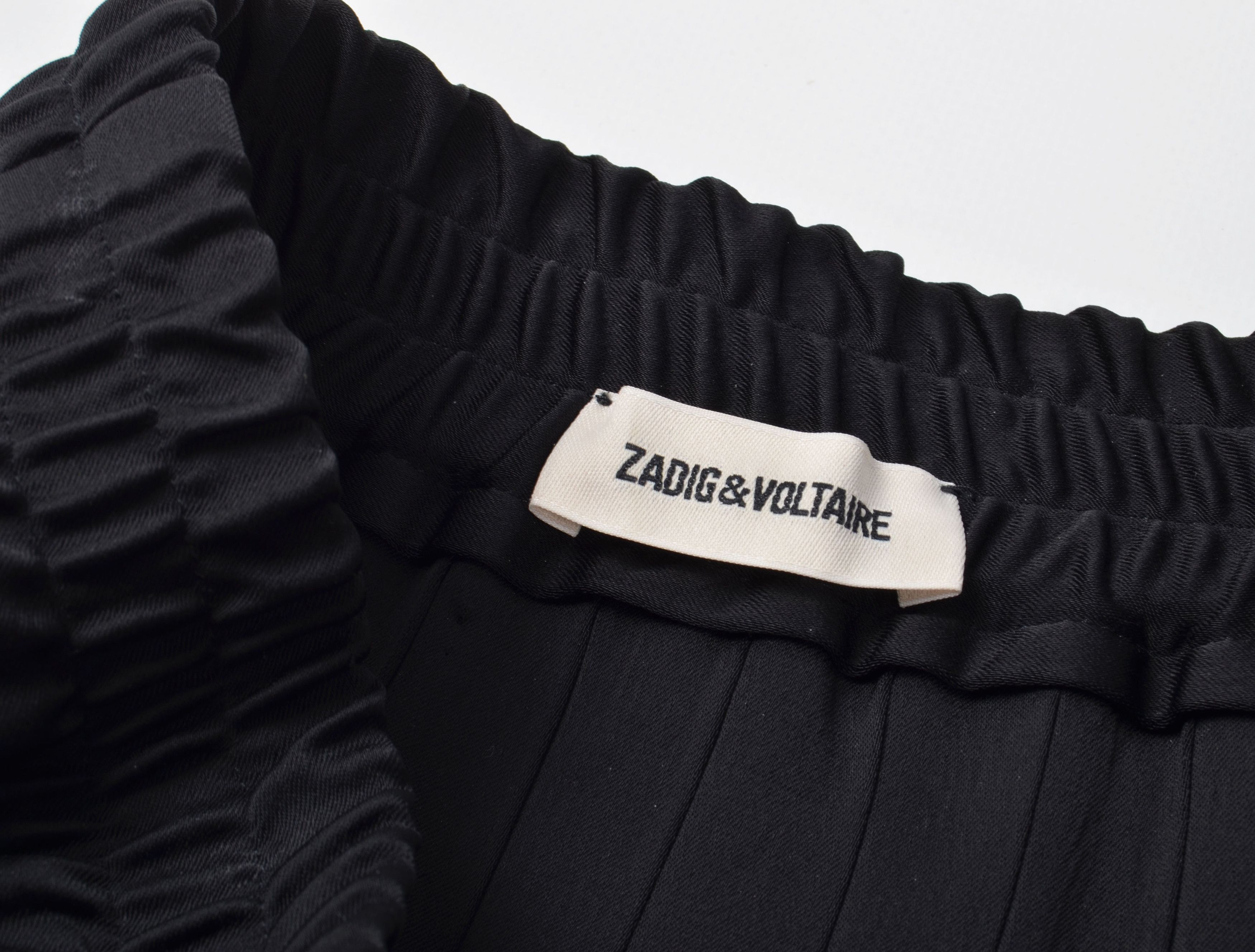 Zadig & Voltaire Zadig & Voltaire Black Pleated Midi Skirt Size 26" / US 2 / IT 38 - 8 Thumbnail