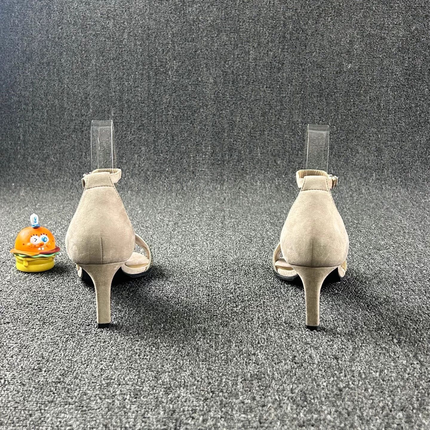 Hermes Hermes Sequin Logo Heels 35.5 Like New Size US 4.5 / IT 34.5 - 5 Thumbnail