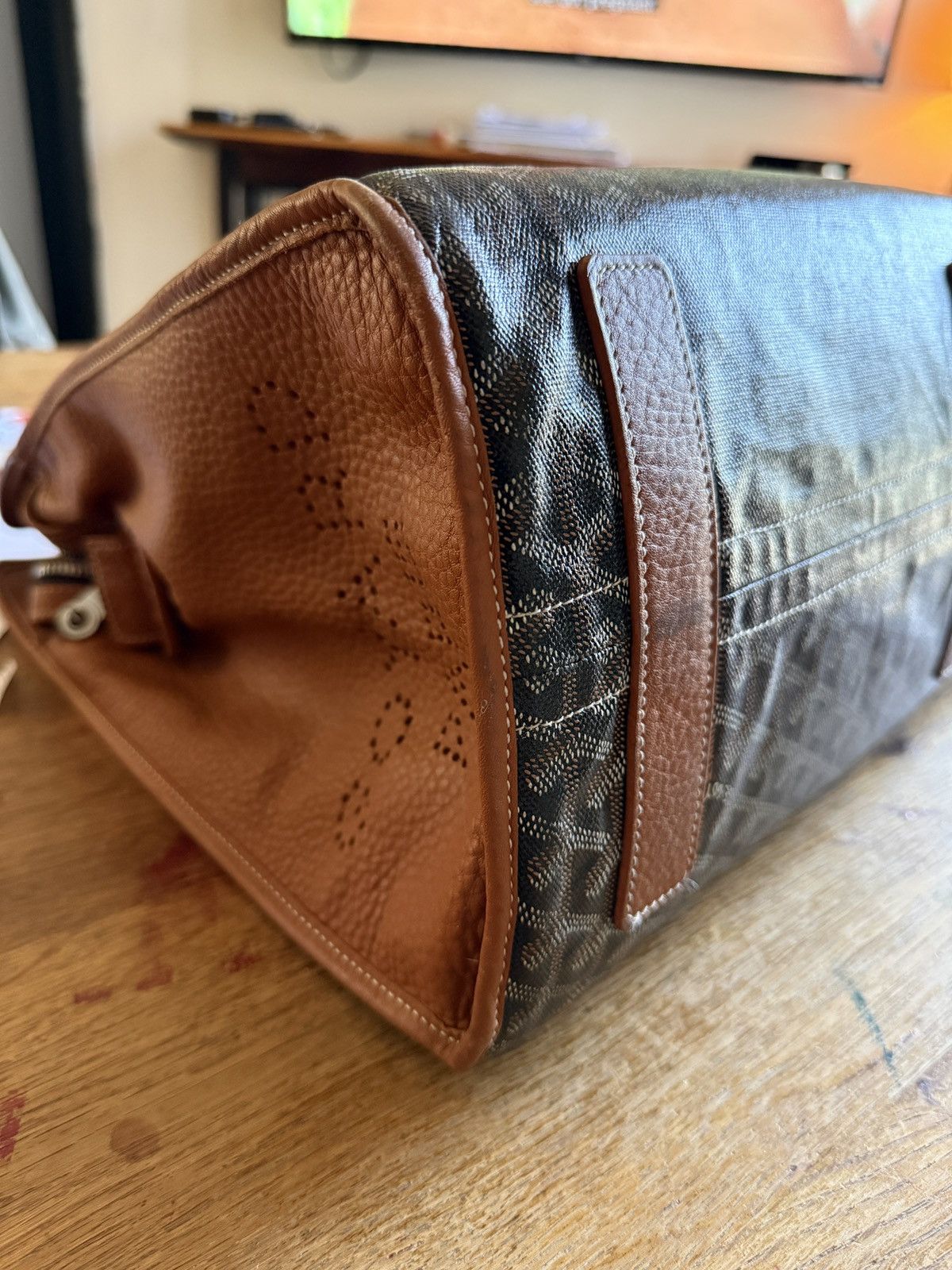 Goyard GOYARD Goyardine Sac Hardy Pet Carrier PM in Black and Brown Size ONE SIZE - 11 Thumbnail