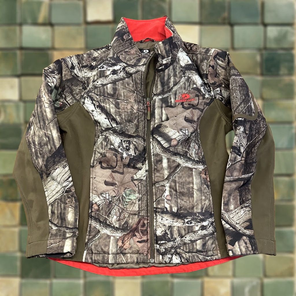 Vintage Mossy Oak Break Up Infinity Jacket Women’s Large Woodland Camo Full Zip Size L / US 10 / IT 46 - 1 Thumbnail