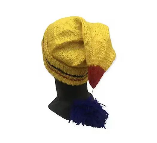 Japanese Brand × Kapital × Vintage Japanese Brand Knit Design Beanie Hat Size ONE SIZE - 4 Thumbnail